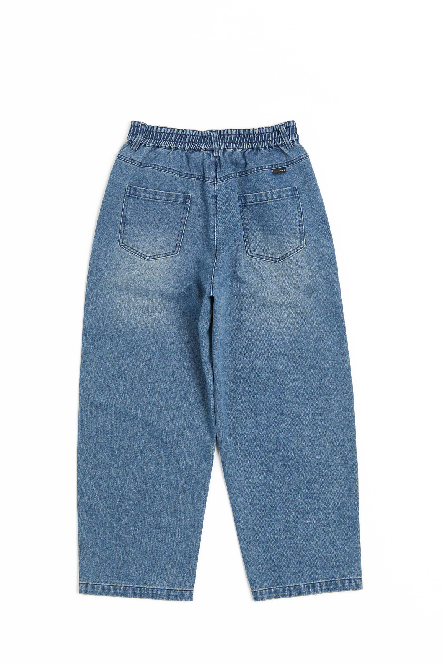 PREMIUM 水洗毛邊牛仔長褲