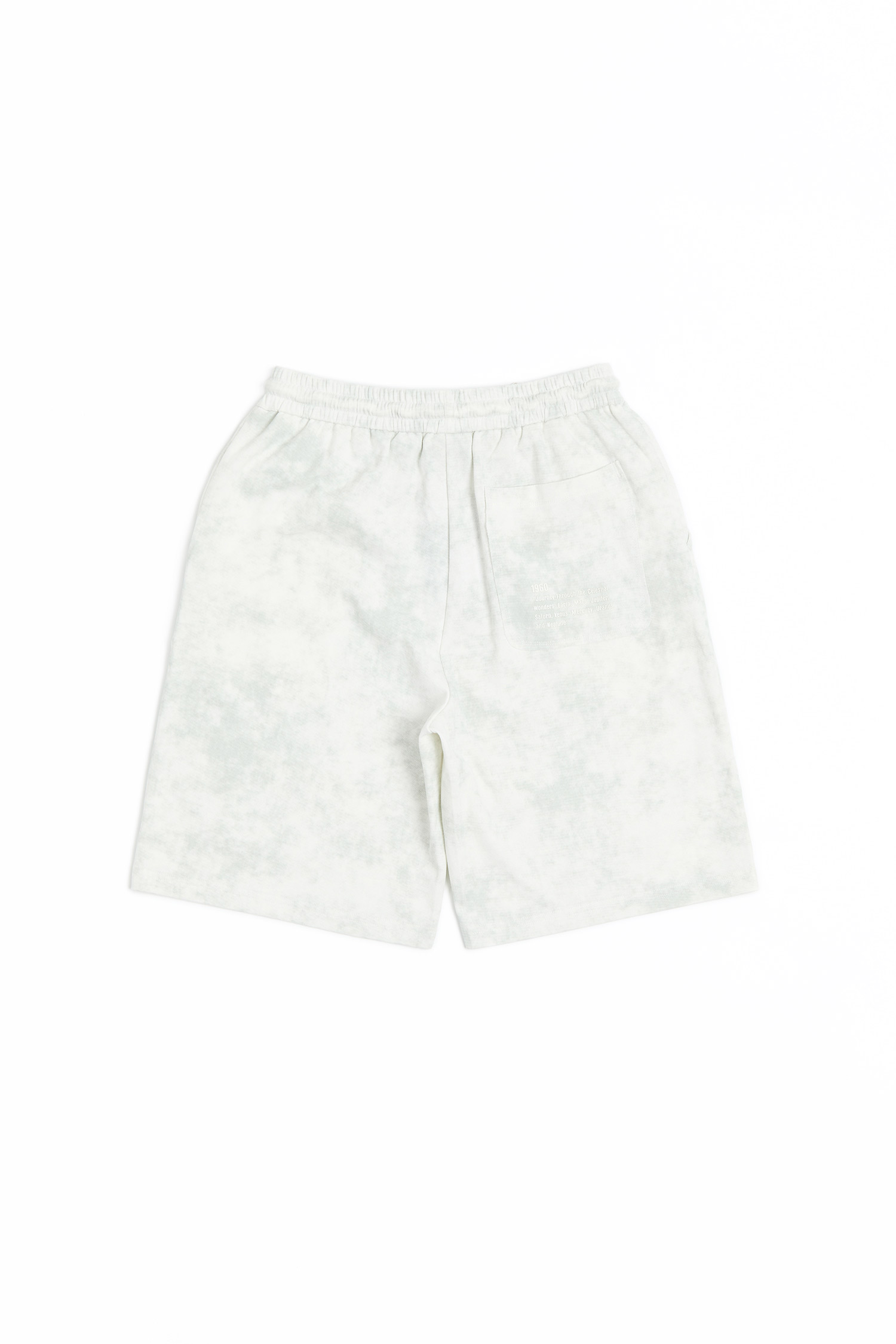 太空系列 月球表面抽繩短褲