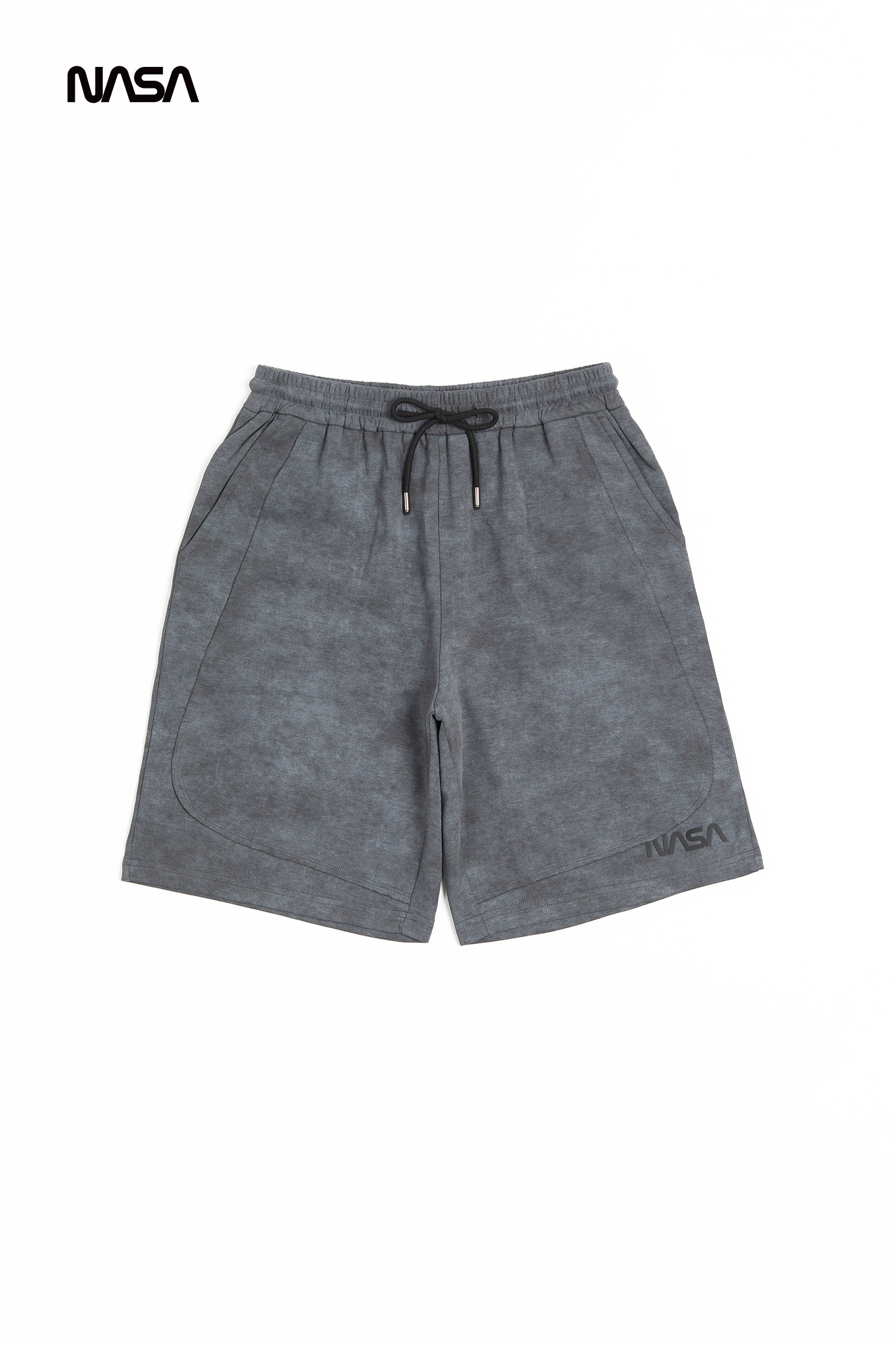 太空系列 月球表面抽繩短褲