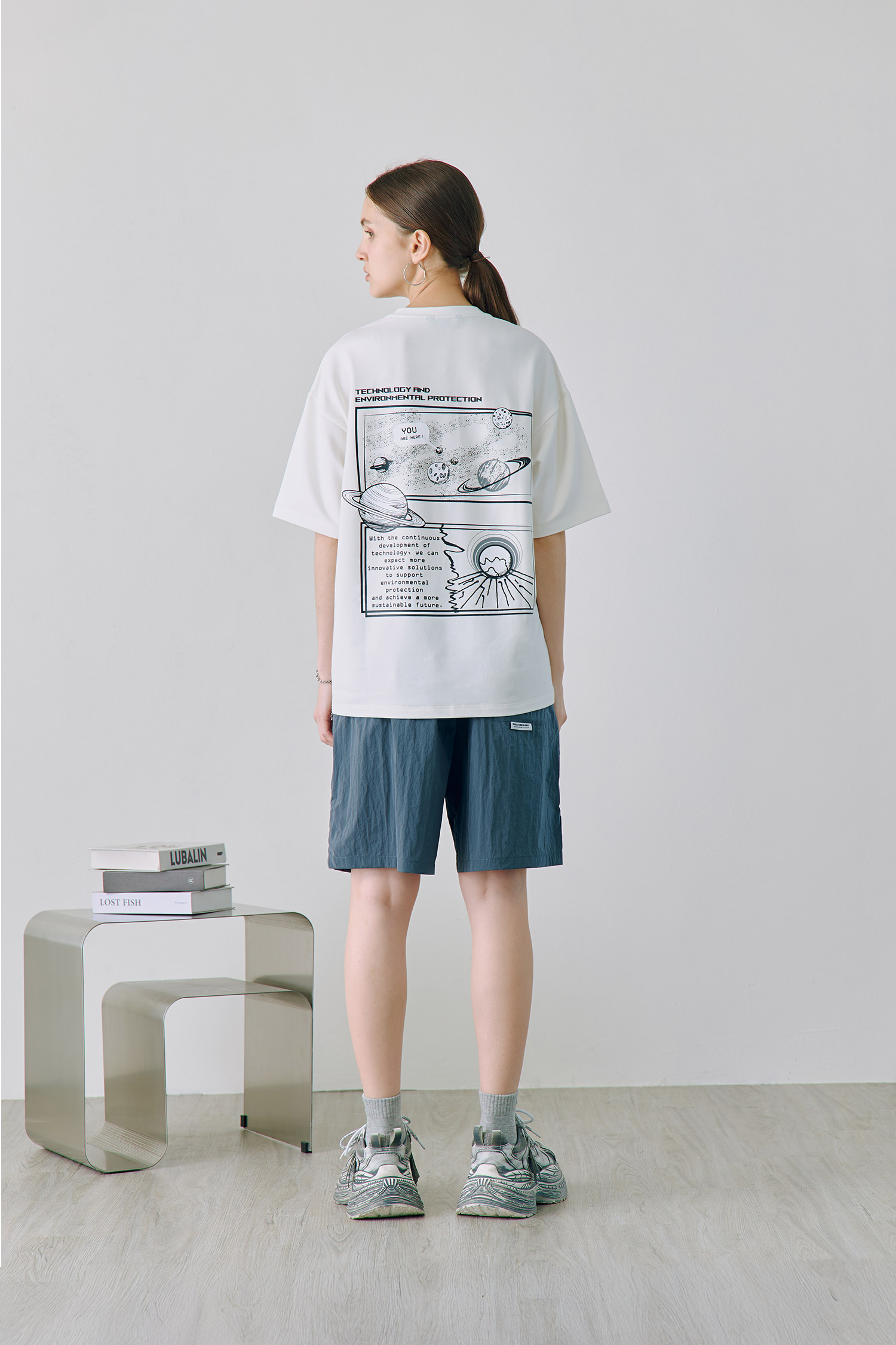 韓系 輕量 科技潮流短褲