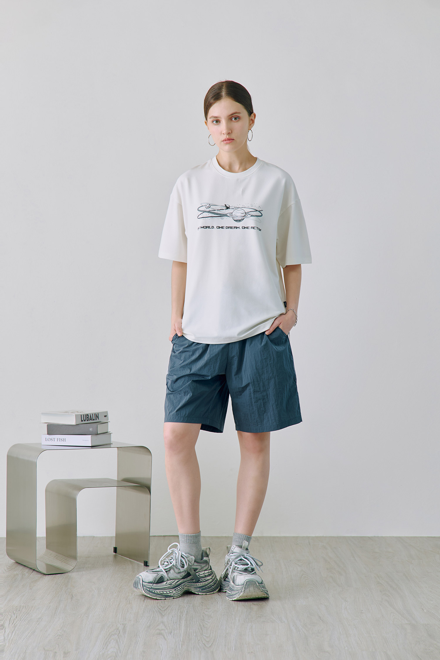 韓系 輕量 科技潮流短褲