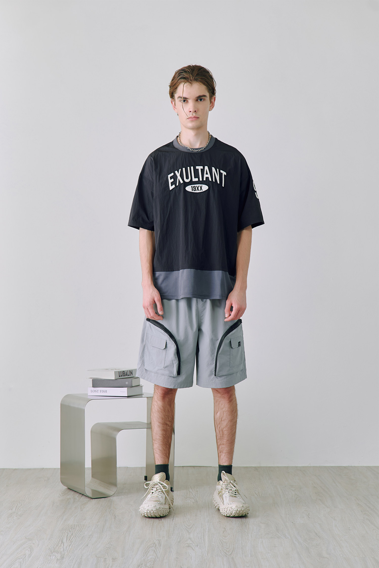 韓系 立體大口袋 短褲