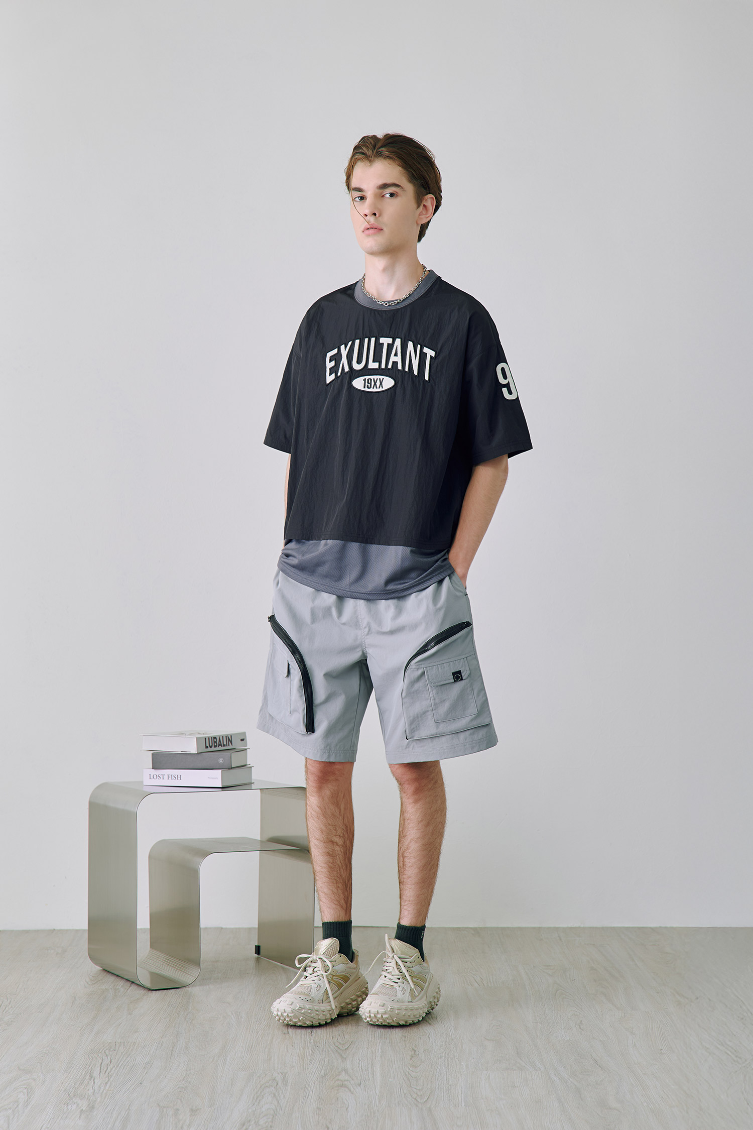 韓系 立體大口袋 短褲