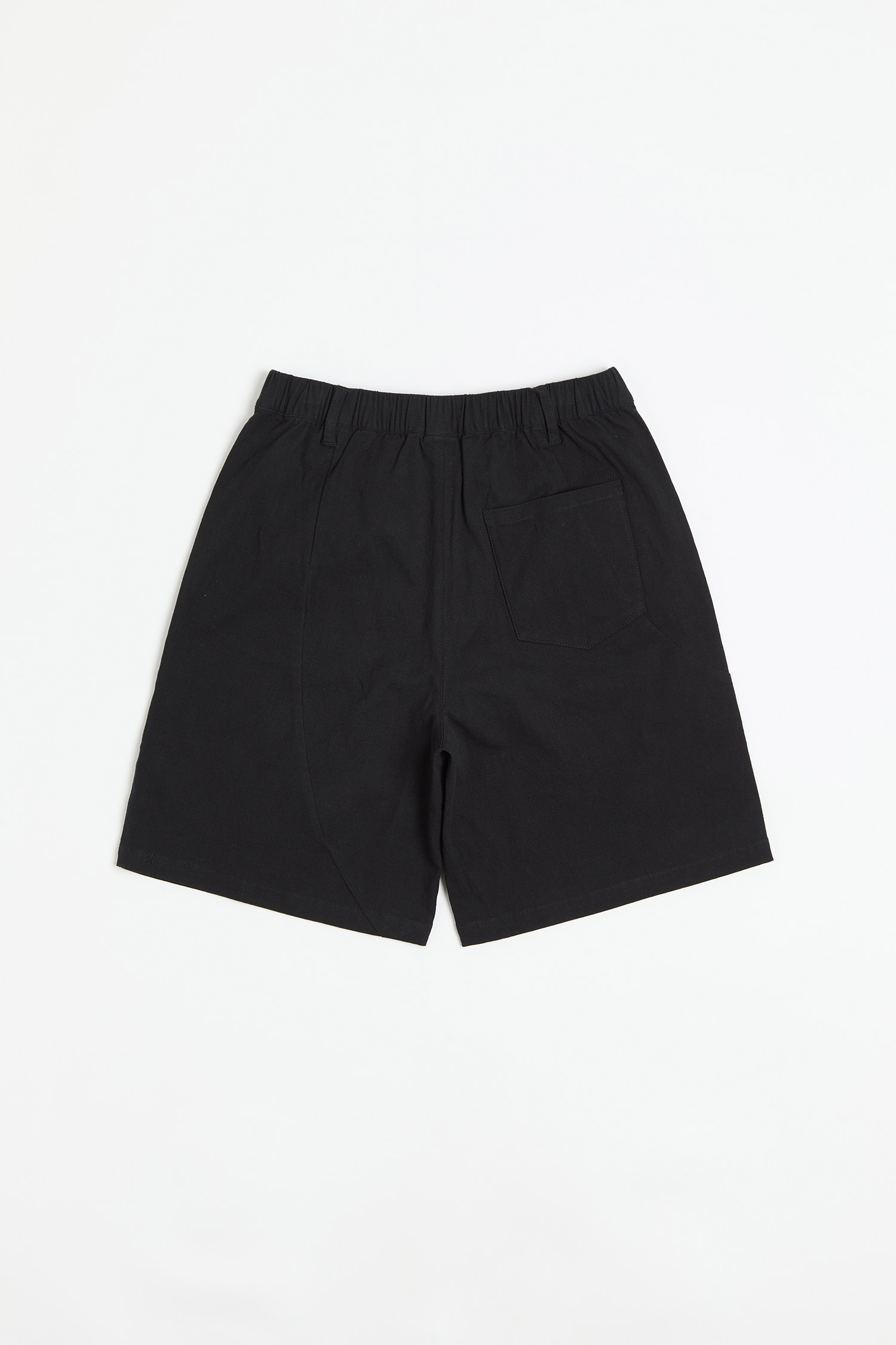 不對稱設計棉質短褲