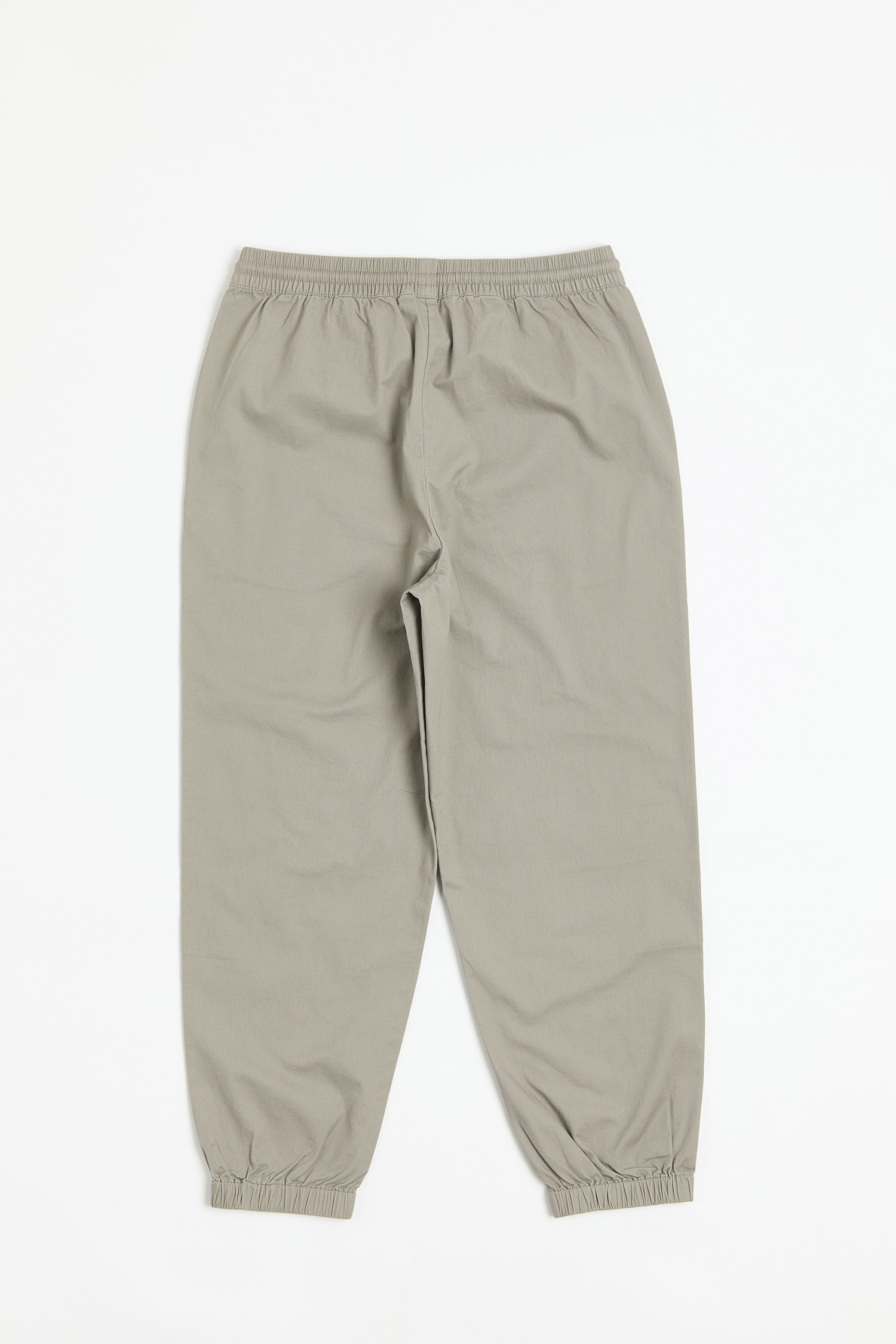 撞色夾標 棉質縮口長褲