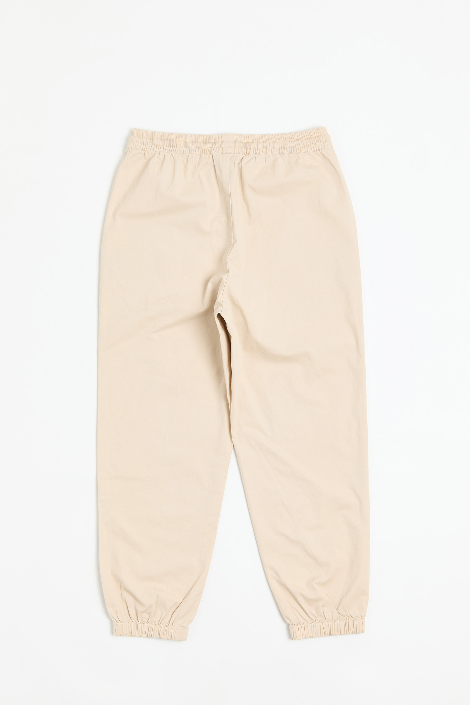 撞色夾標 棉質縮口長褲