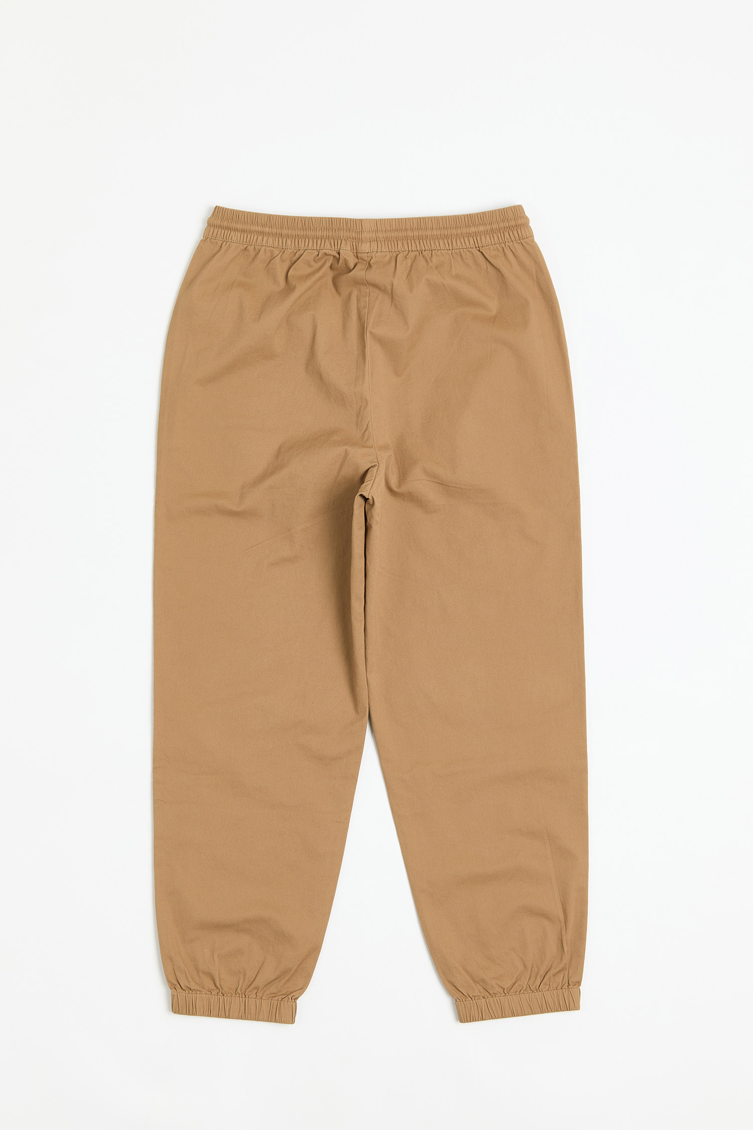 撞色夾標 棉質縮口長褲