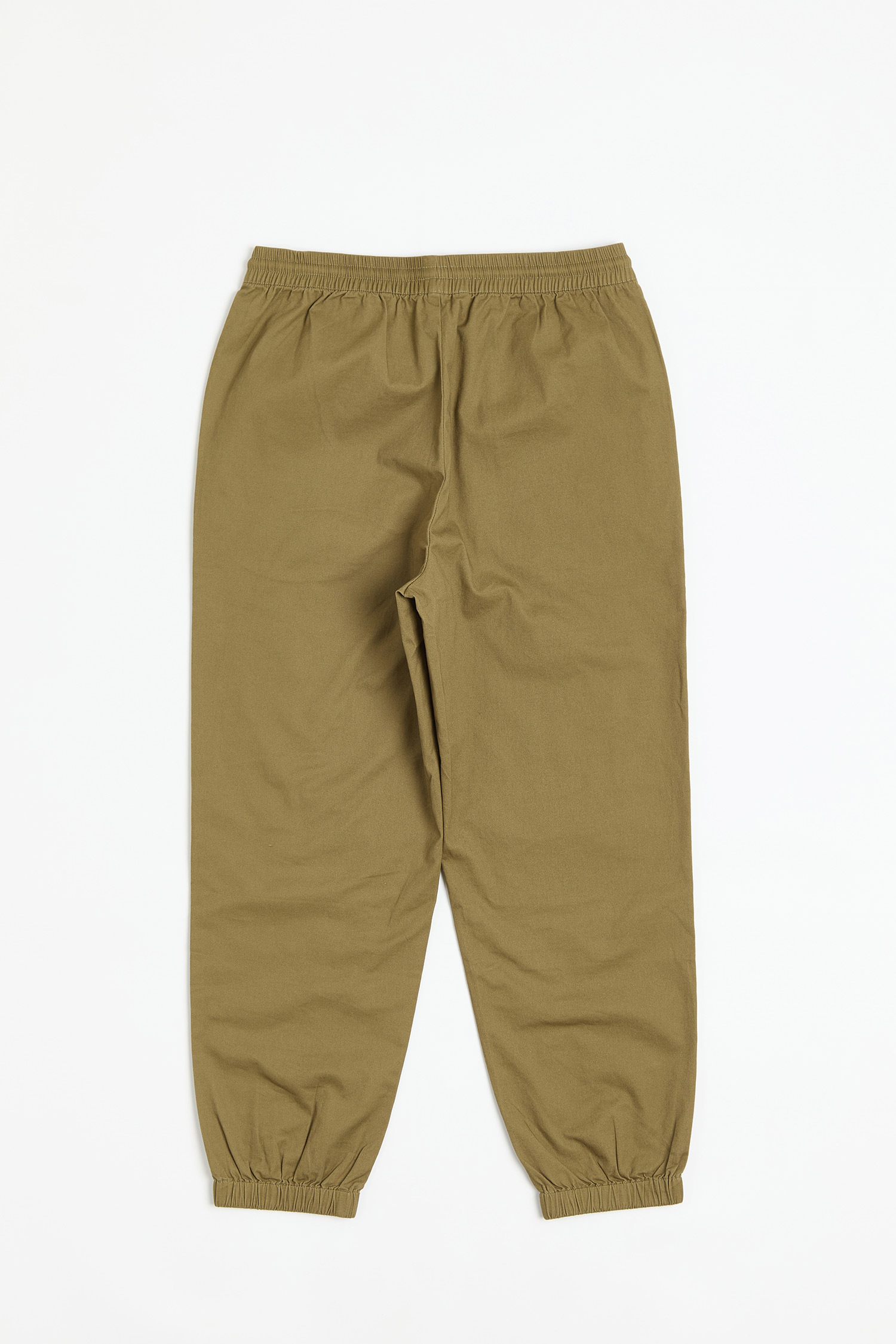 撞色夾標 棉質縮口長褲