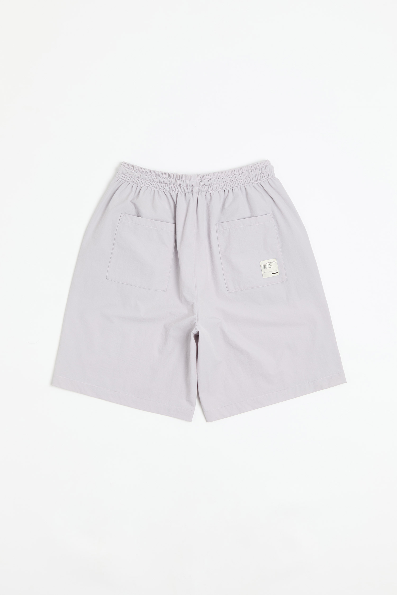 撞色拼接 開叉短褲(寬版)