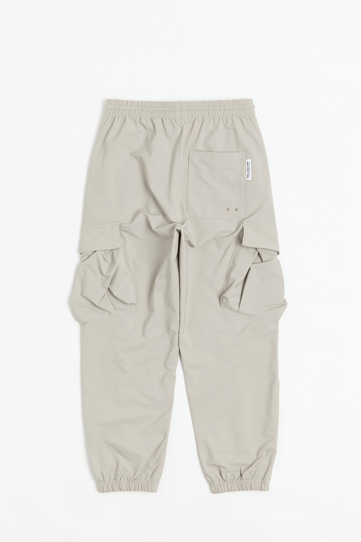 打摺立體口袋 縮口長褲