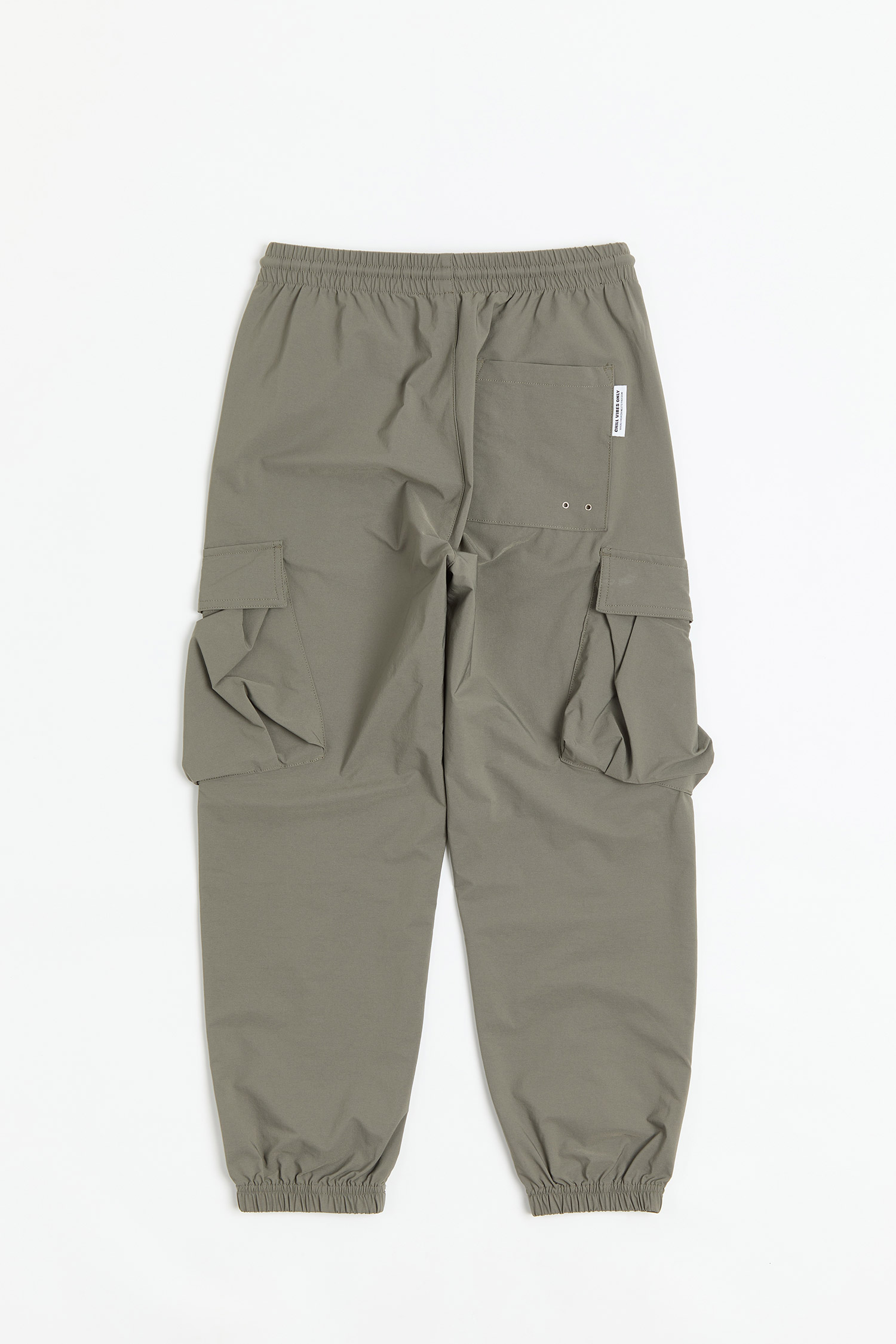 打摺立體口袋 縮口長褲