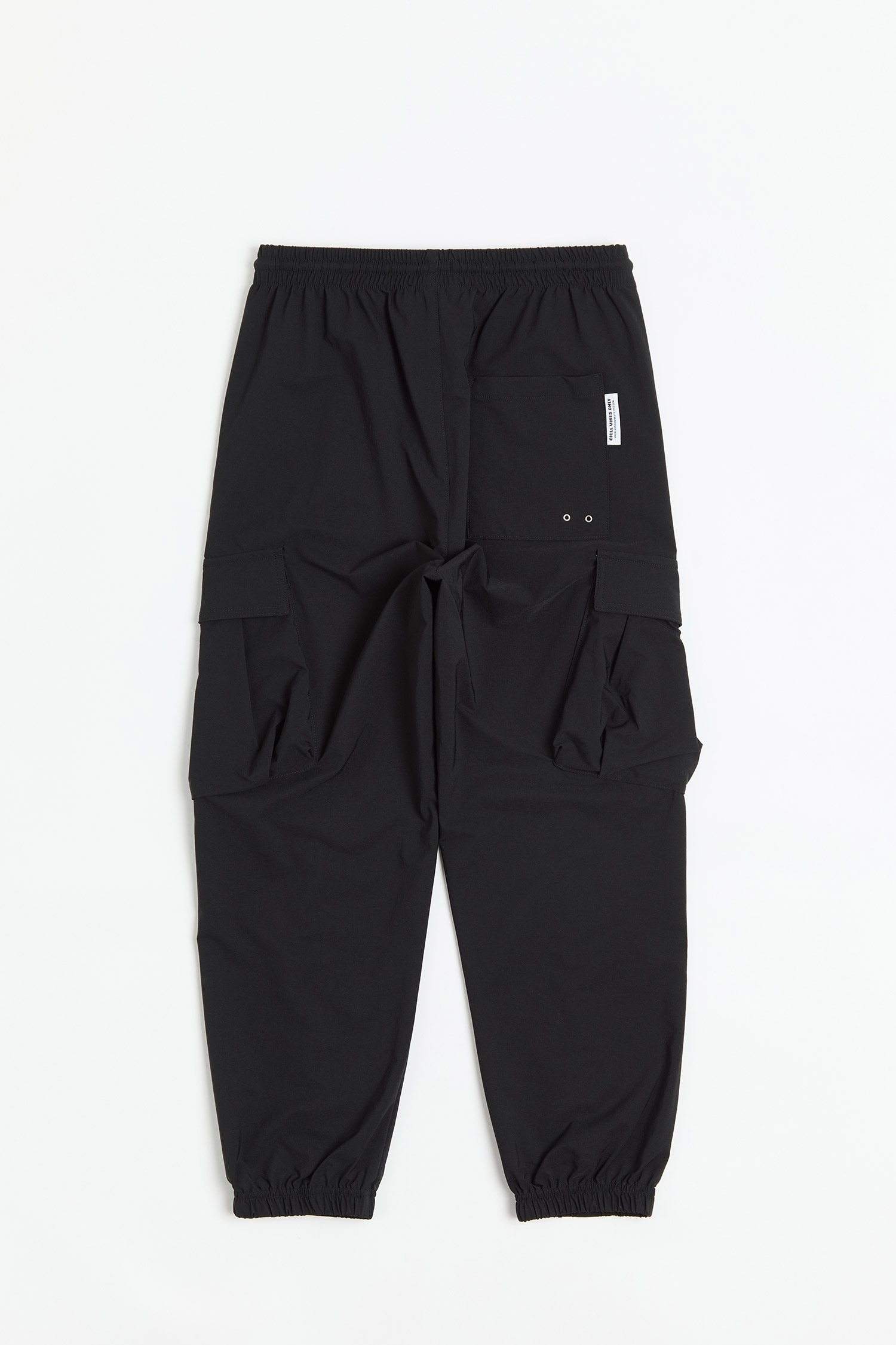 打摺立體口袋 縮口長褲