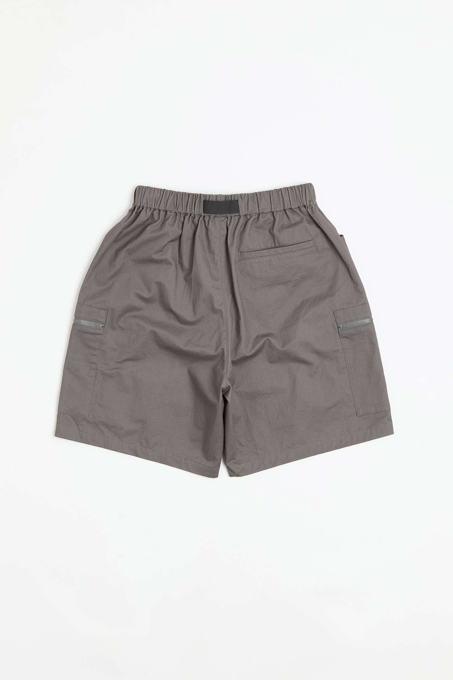 水洗棉質 腰帶工裝短褲(寬版)