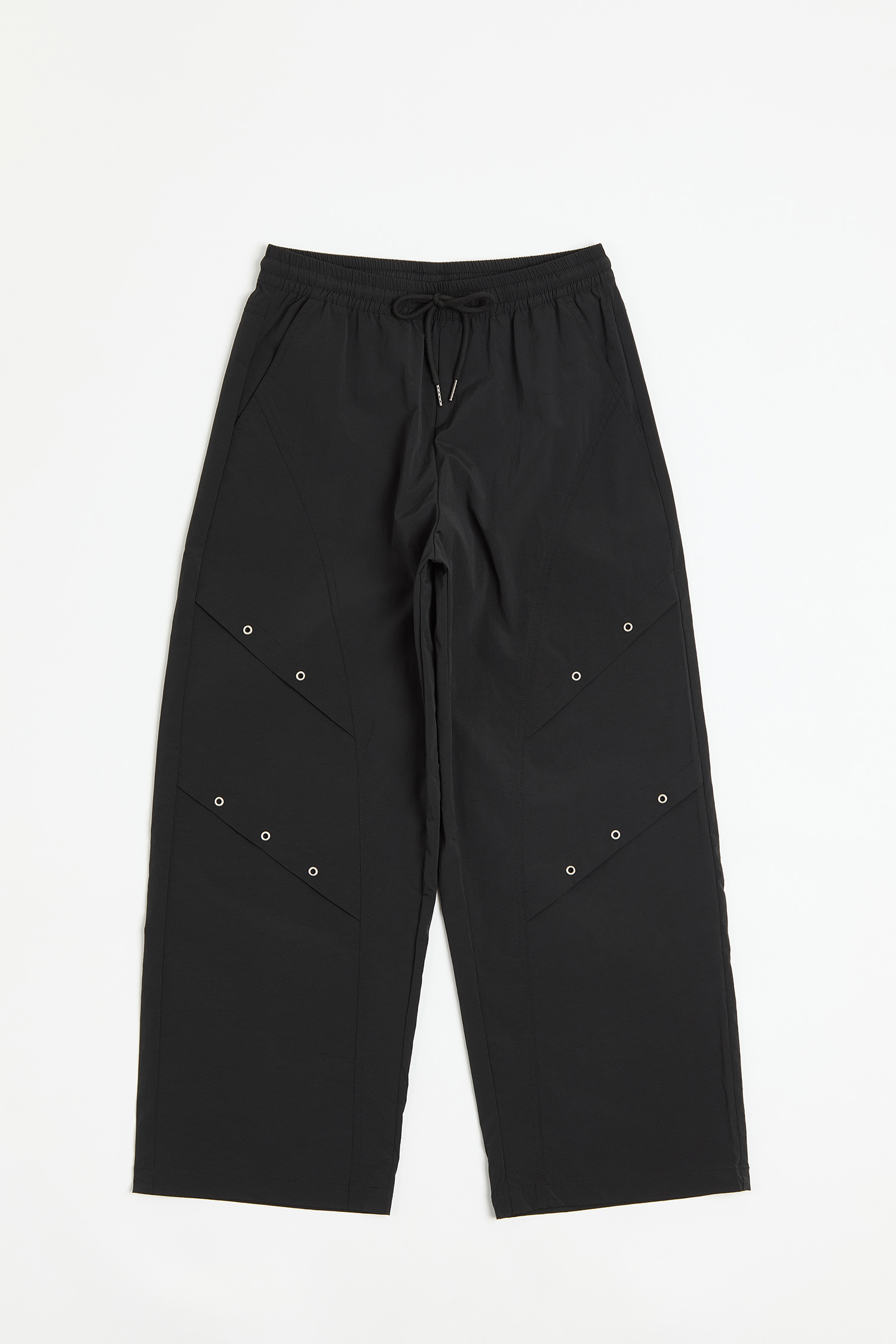 金屬釦眼 輕量 工裝長褲