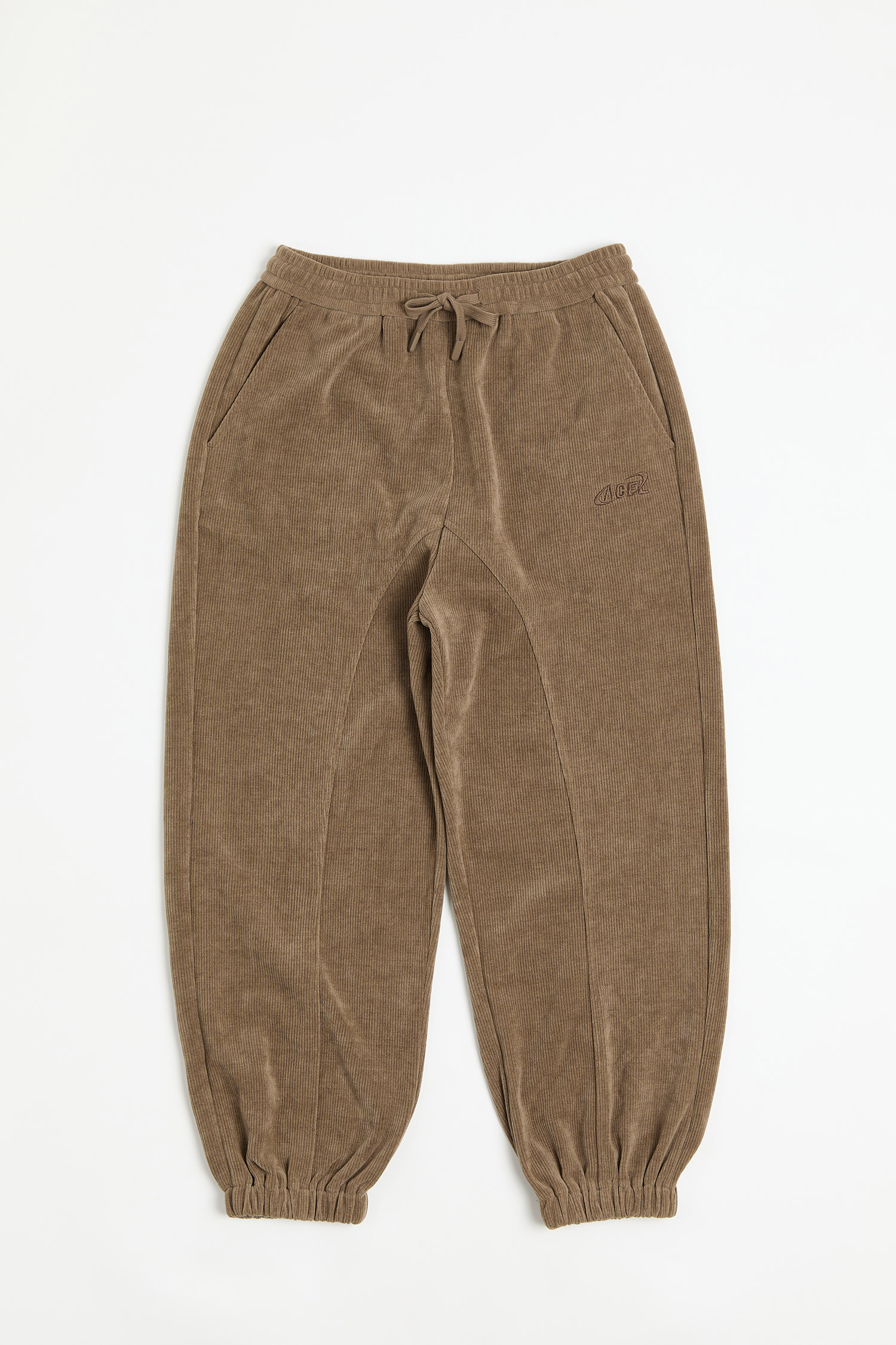 厚磅條絨 經典縮口長褲