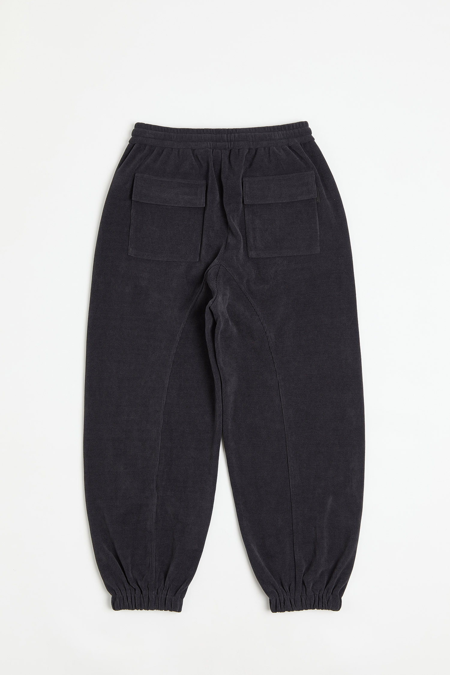 厚磅條絨 經典縮口長褲