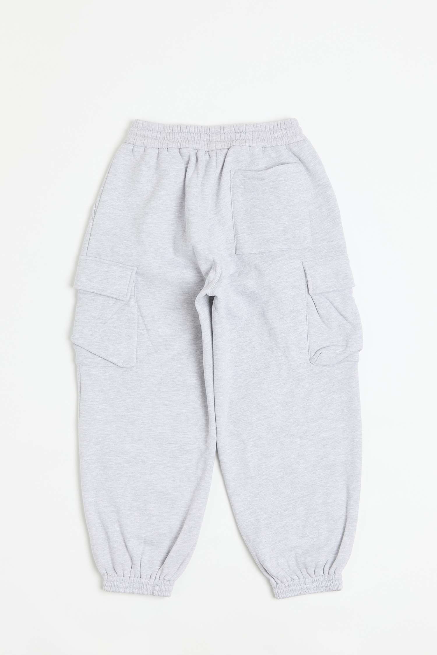 立體口袋 刷毛縮口長褲