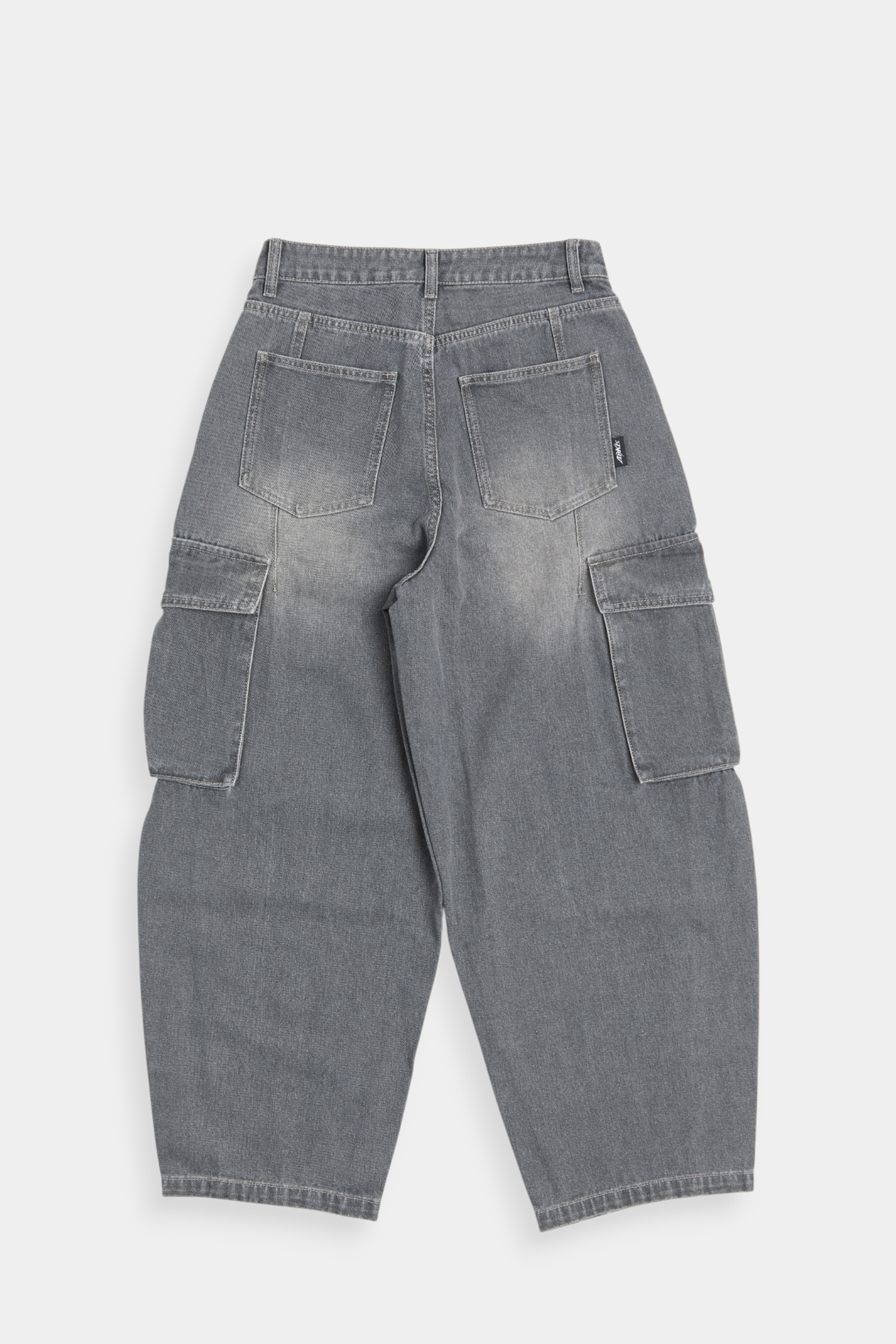 ARKis 仿舊水洗錐型寬褲