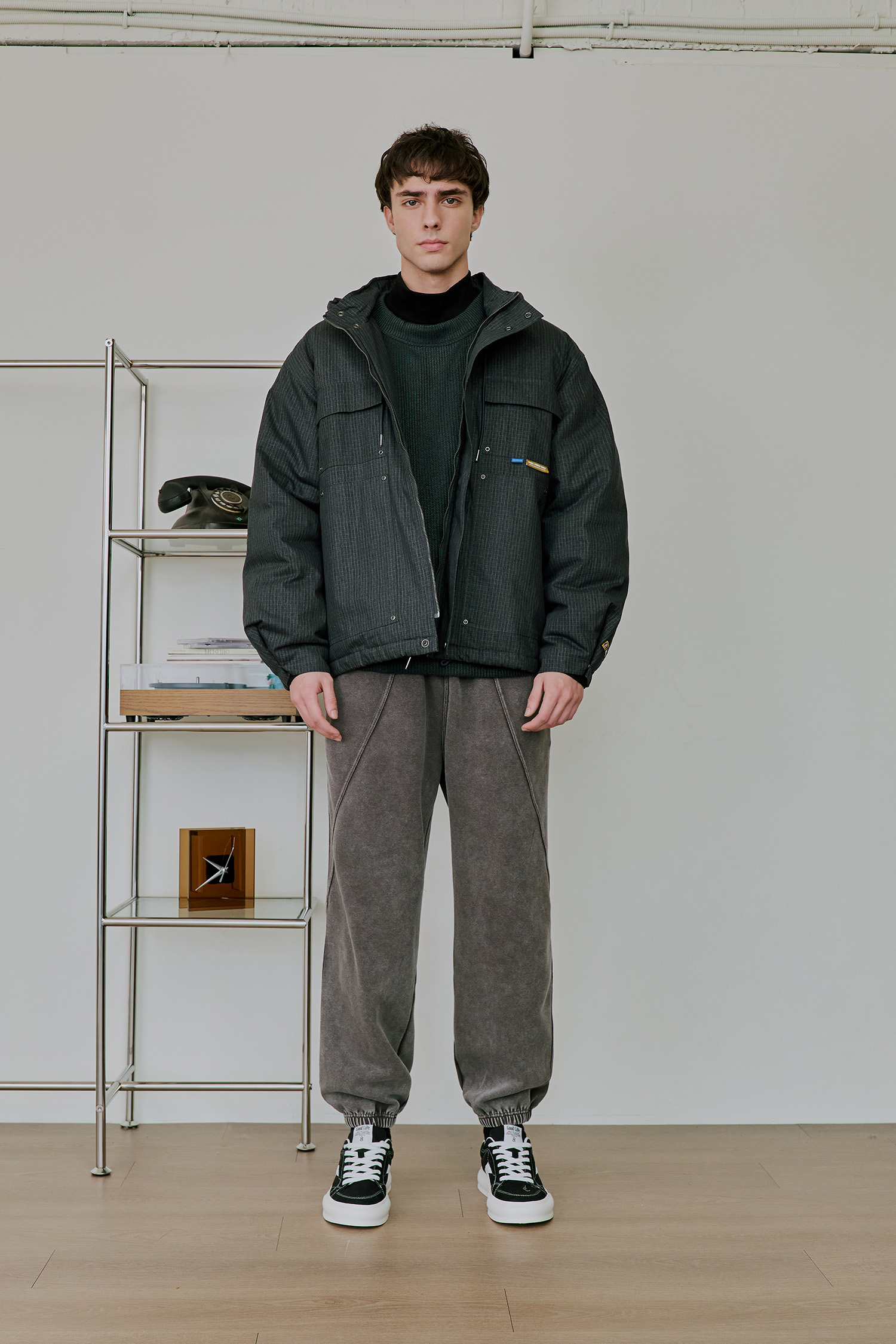 重水洗 棉柔縮口長褲