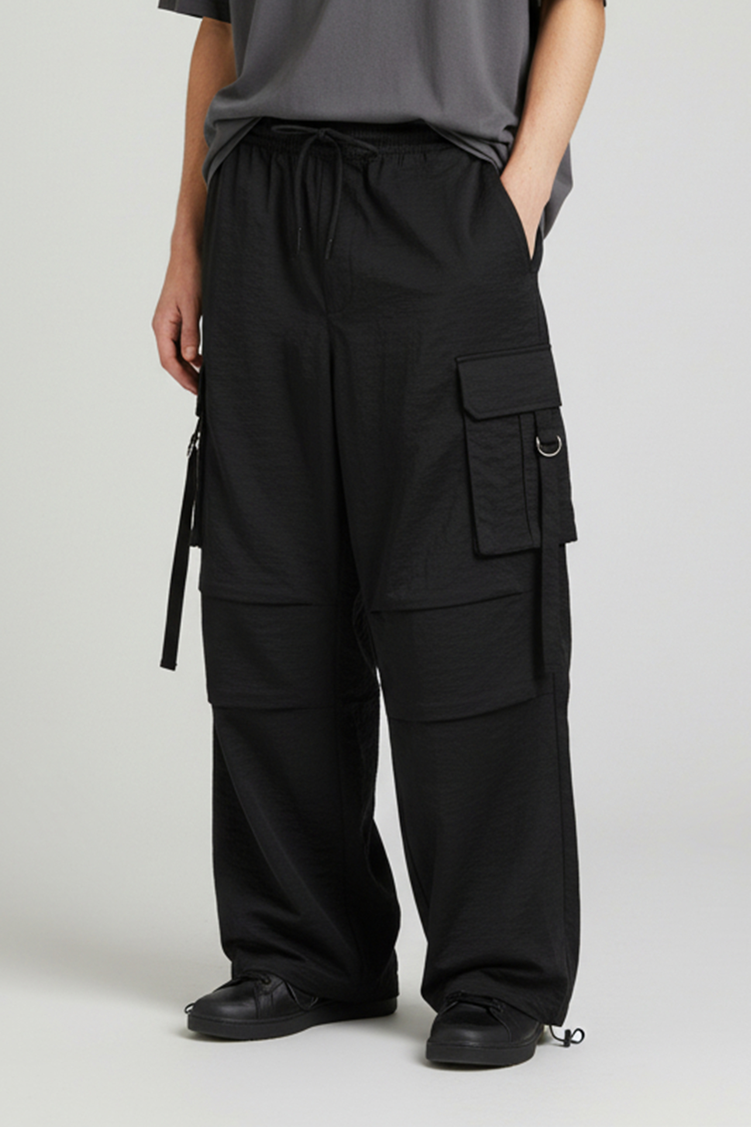 微彈輕盈 口袋休閒長褲