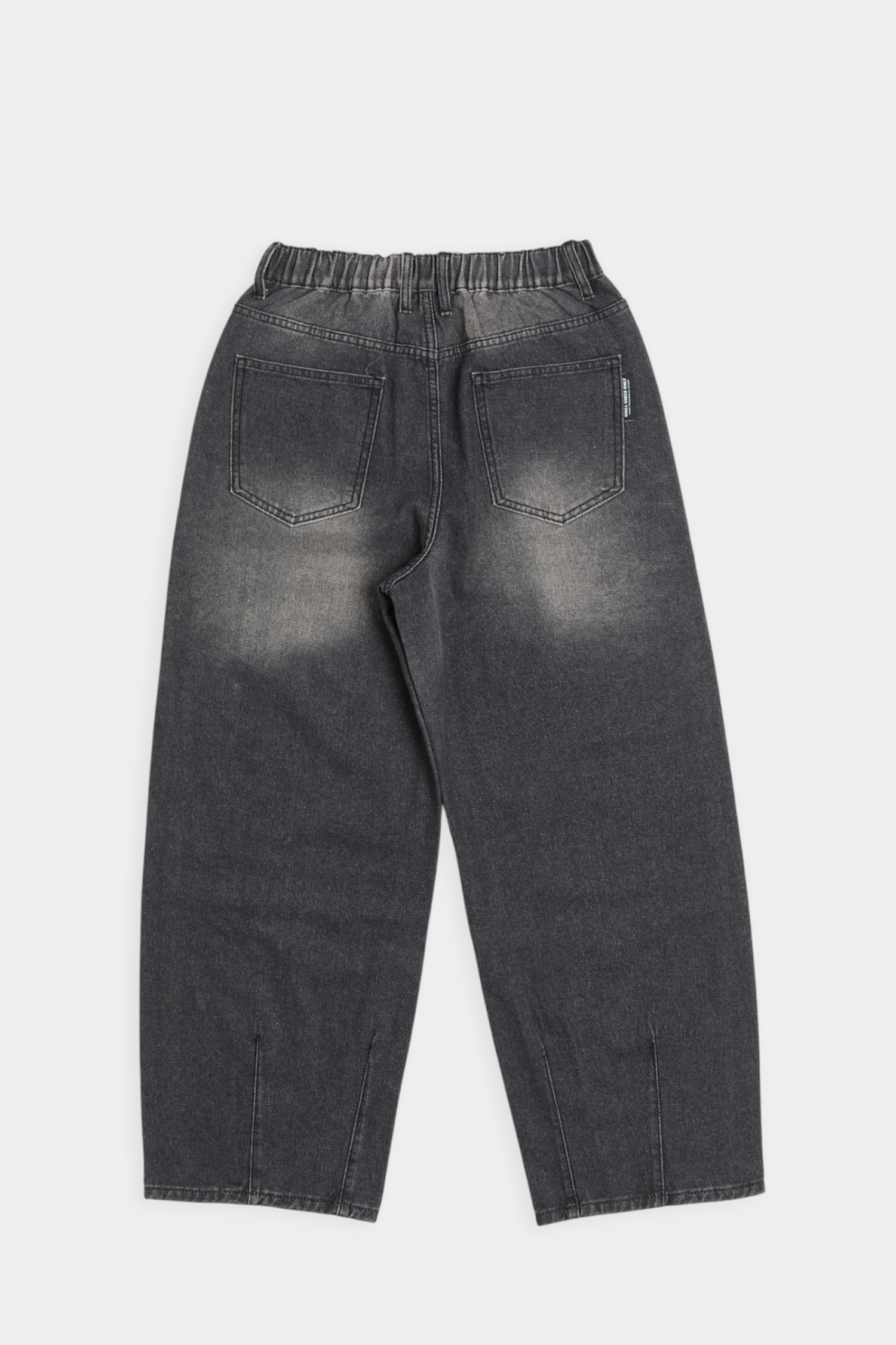 水洗貓鬚 Barrel Leg 錐形牛仔褲