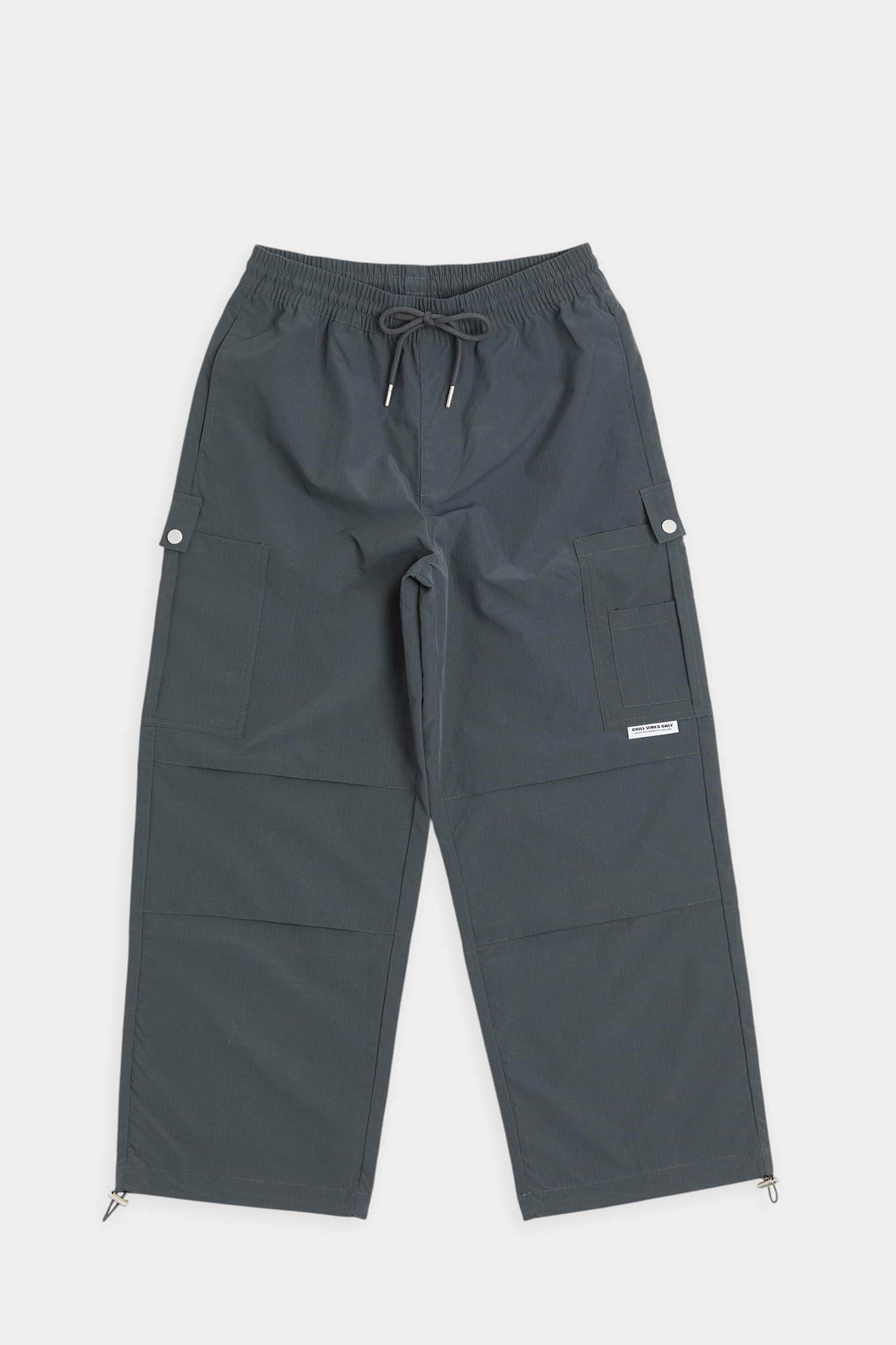 不對稱口袋 工裝 休閒長褲