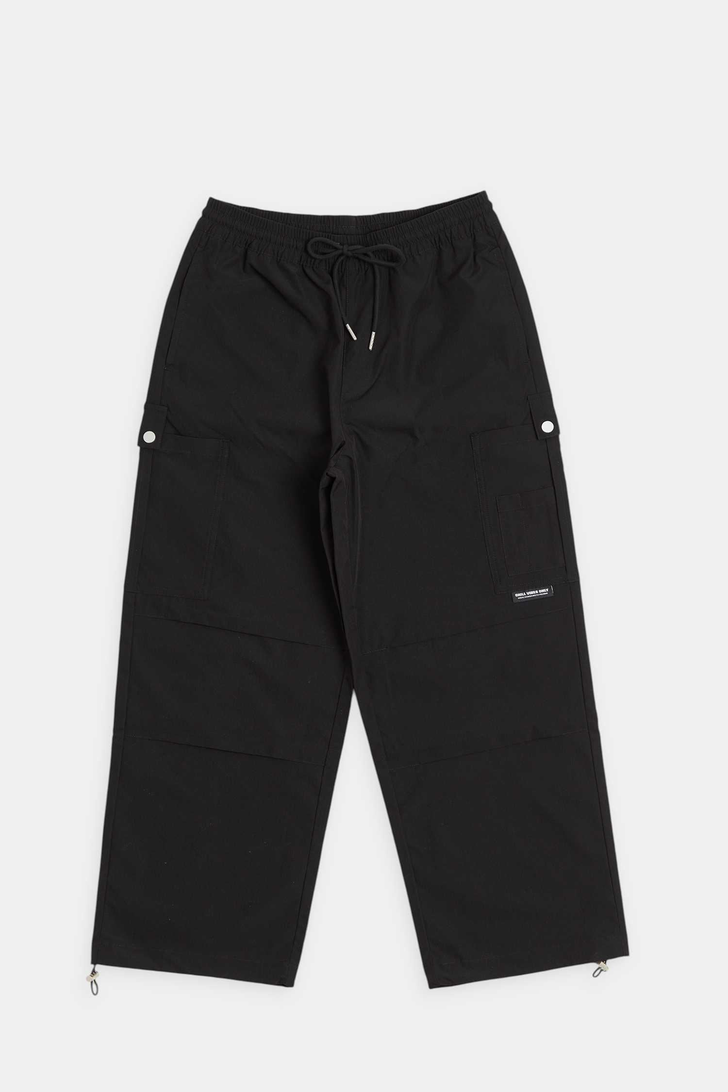 不對稱口袋 工裝 休閒長褲