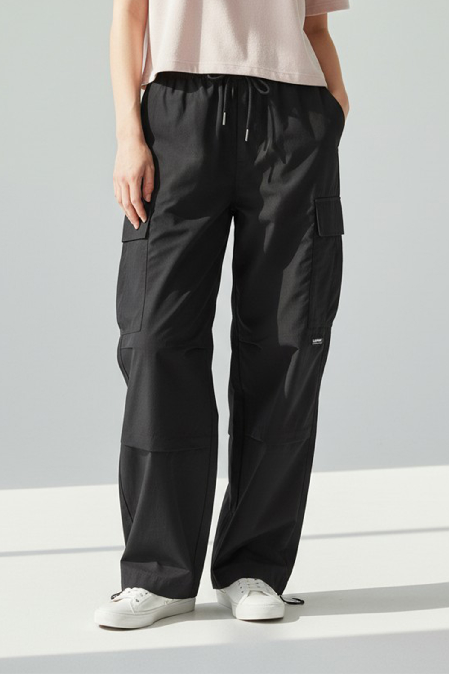 不對稱口袋 工裝 休閒長褲