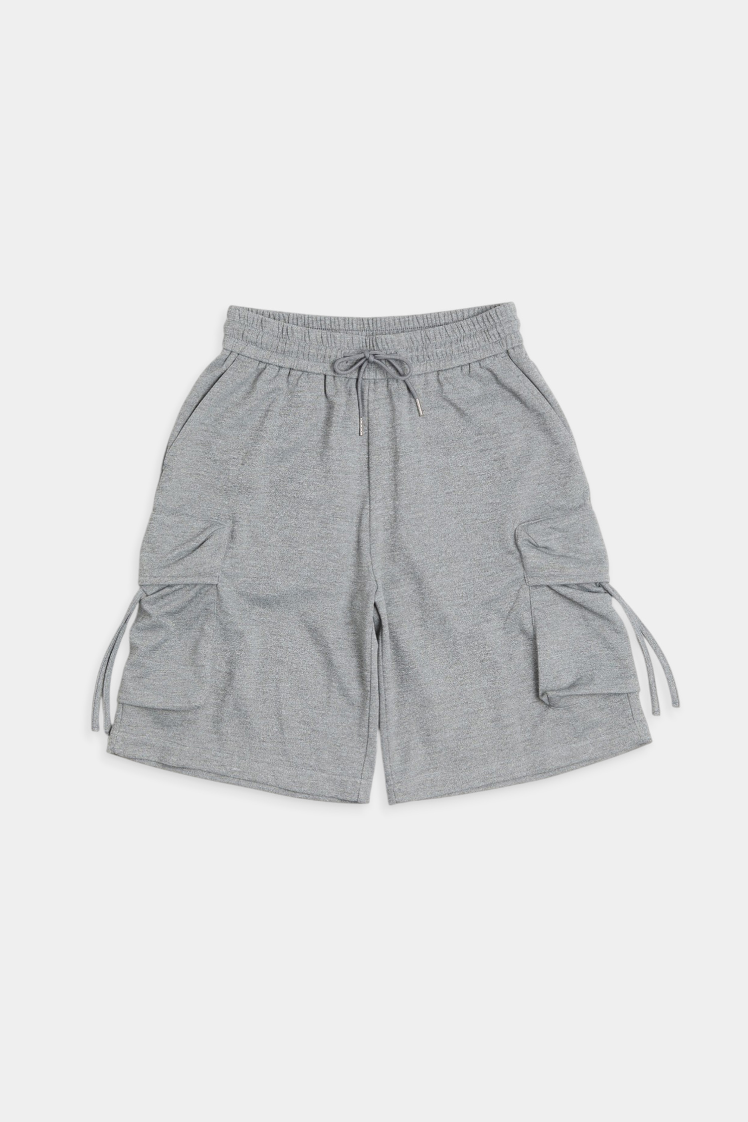 舒適柔軟 工裝口袋短褲(寬版)