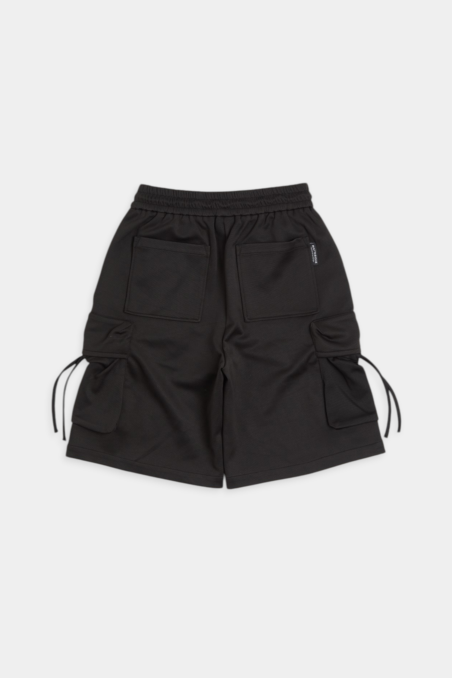 舒適柔軟 工裝口袋短褲(寬版)