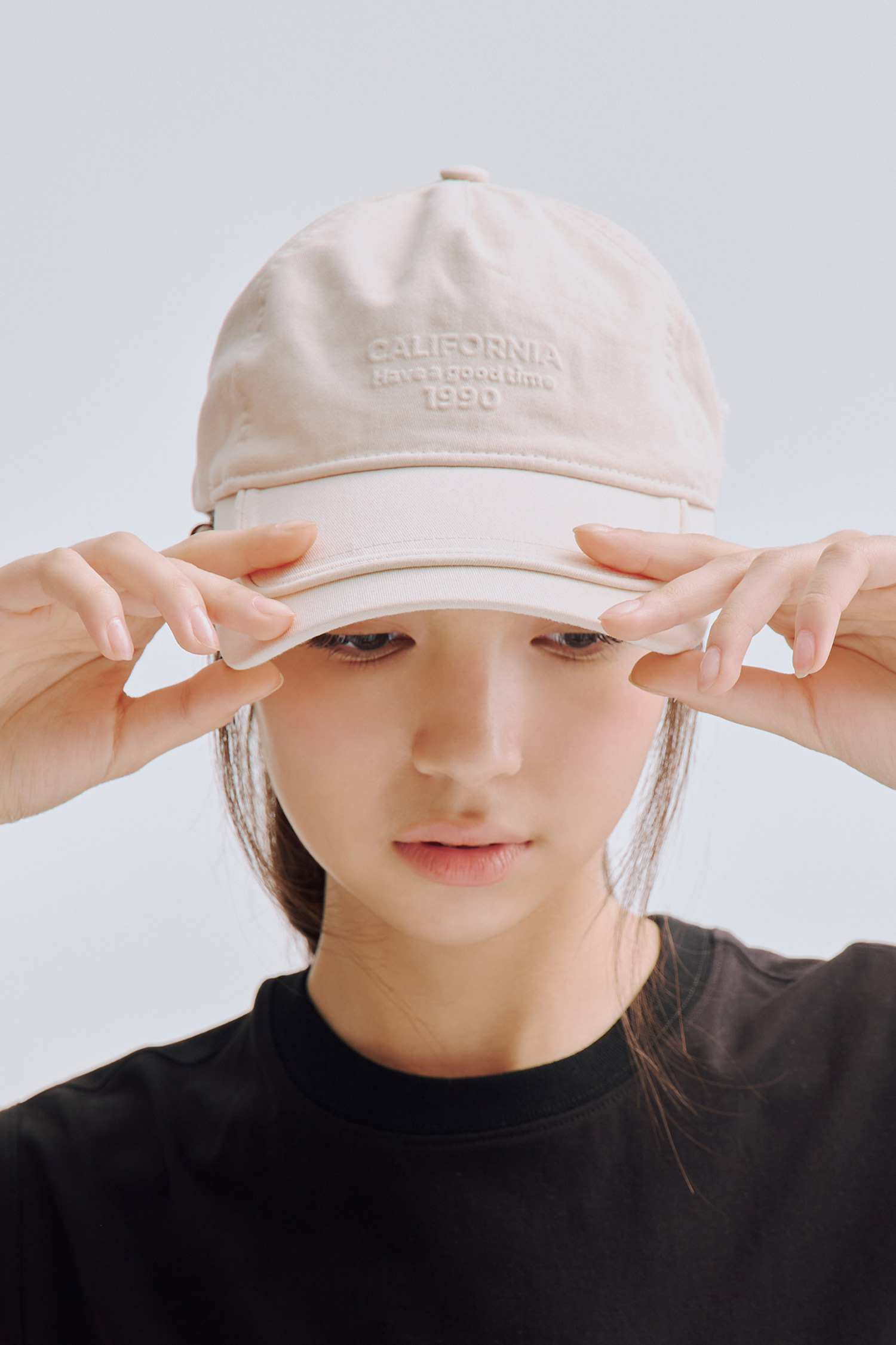 水洗刷色 出芽休閒棒球帽