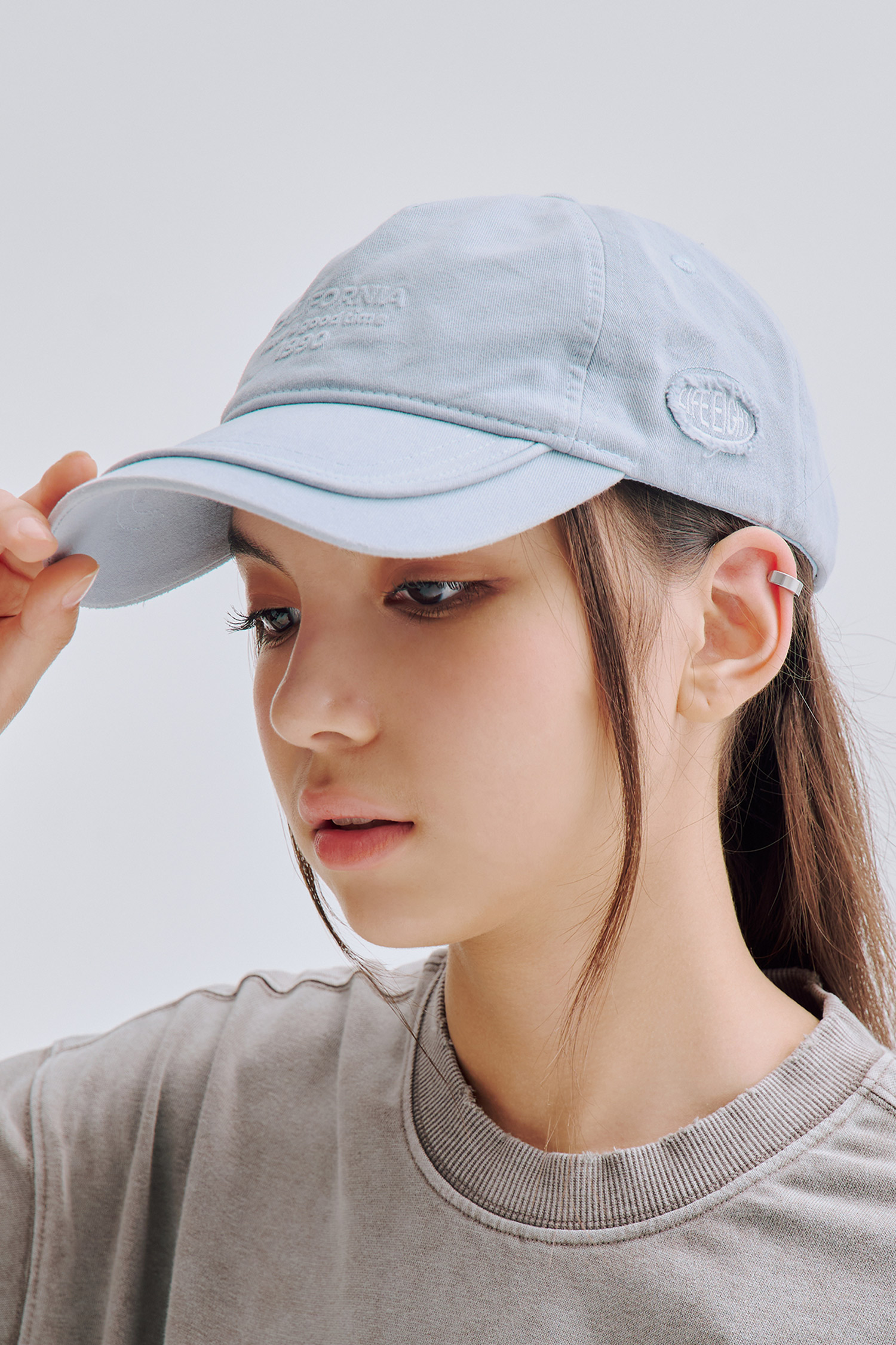 水洗刷色 出芽休閒棒球帽