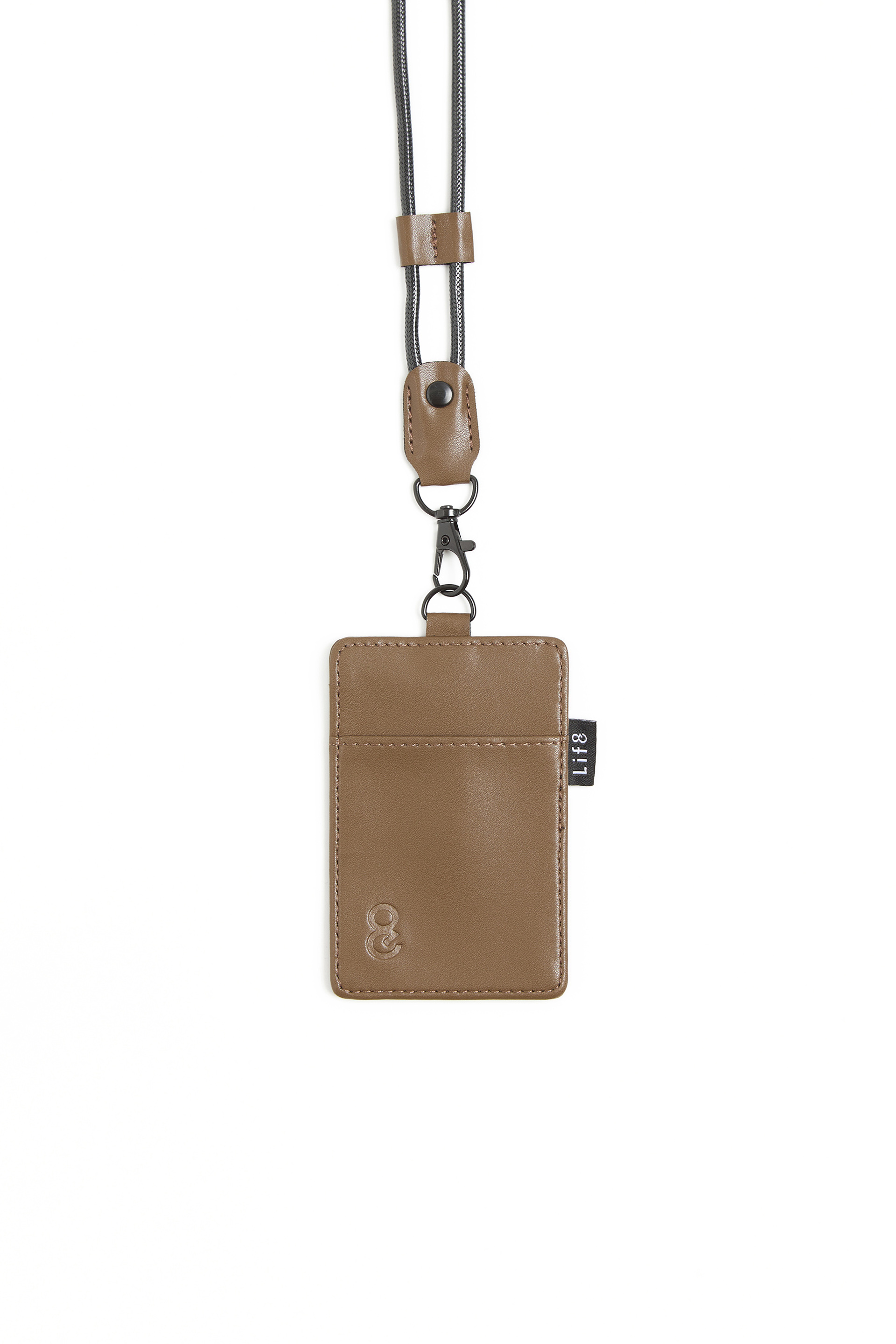 質感生活 掛繩直式證件卡套