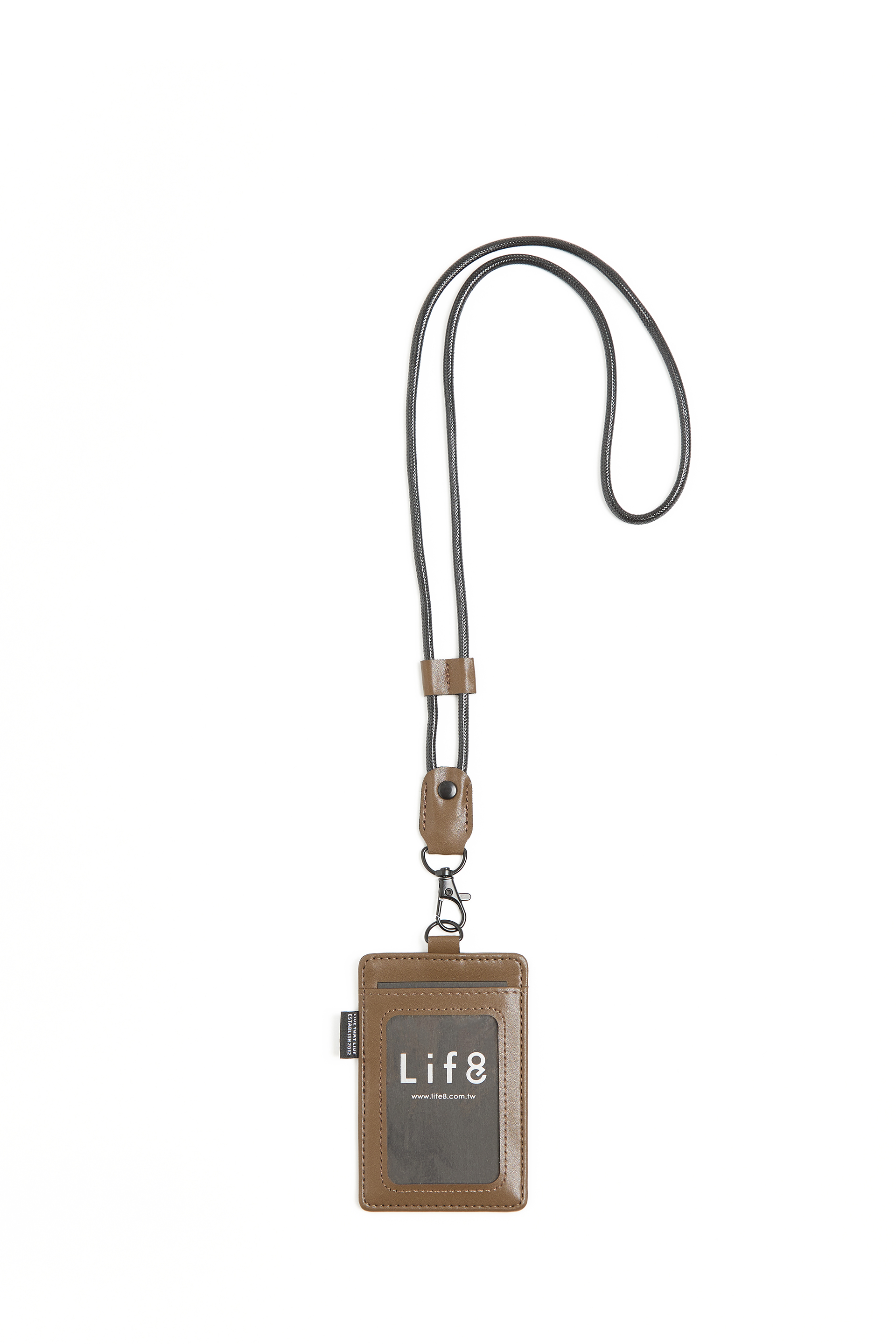 質感生活 掛繩直式證件卡套