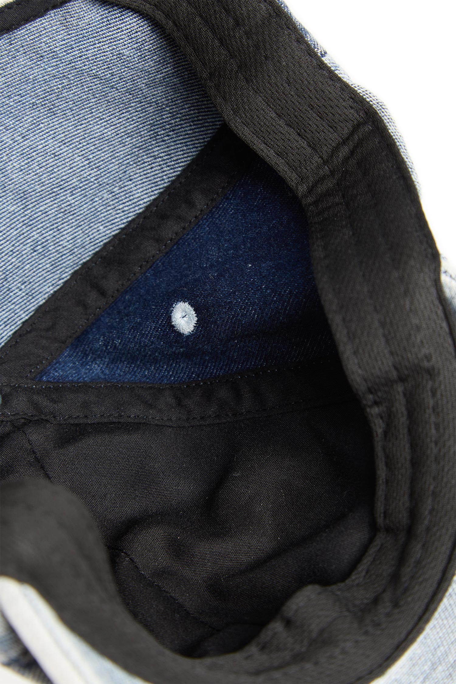 水洗牛仔 配色拼接 棒球帽