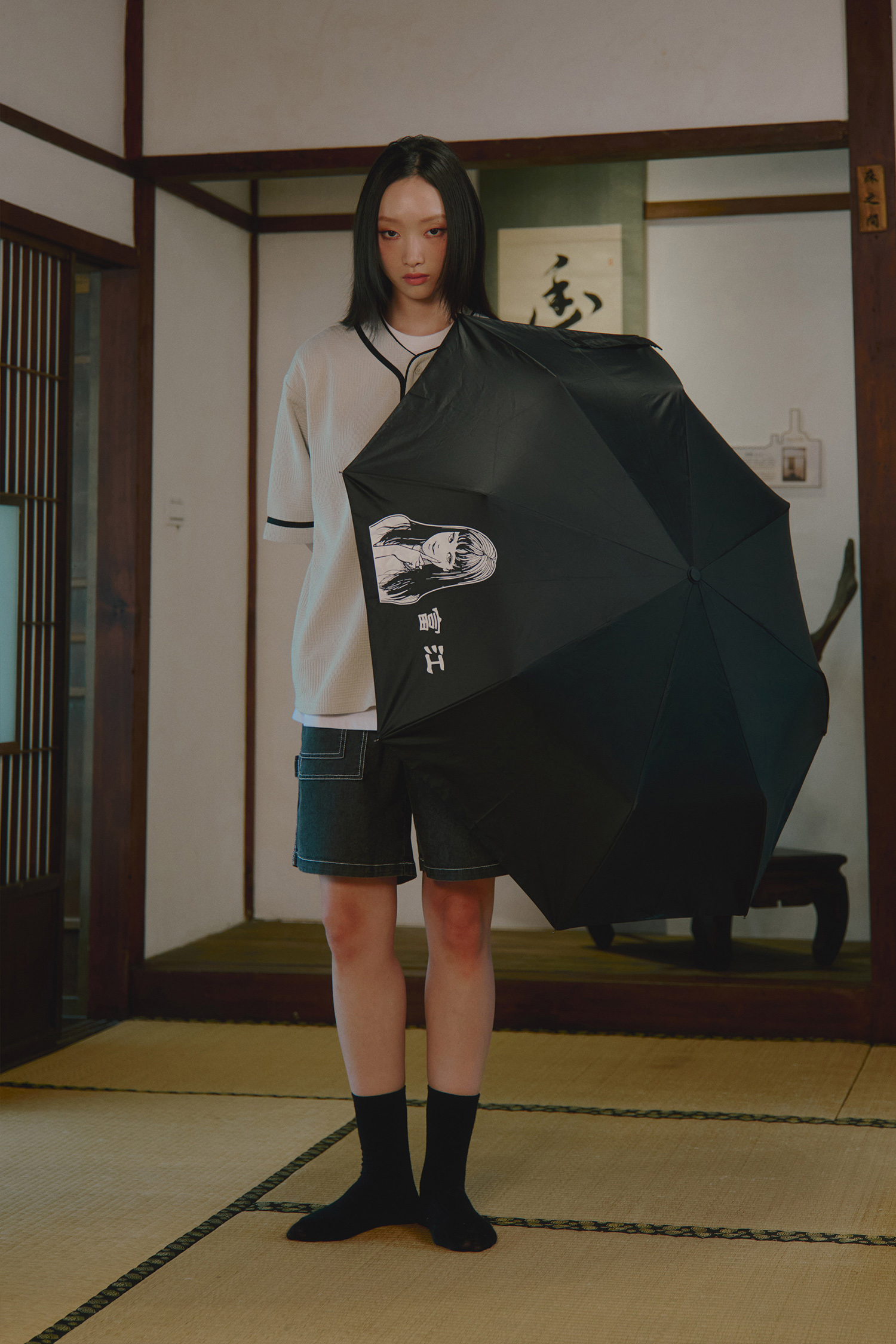 伊藤潤二驚選集 富江晴雨兩用傘(可自動開收)