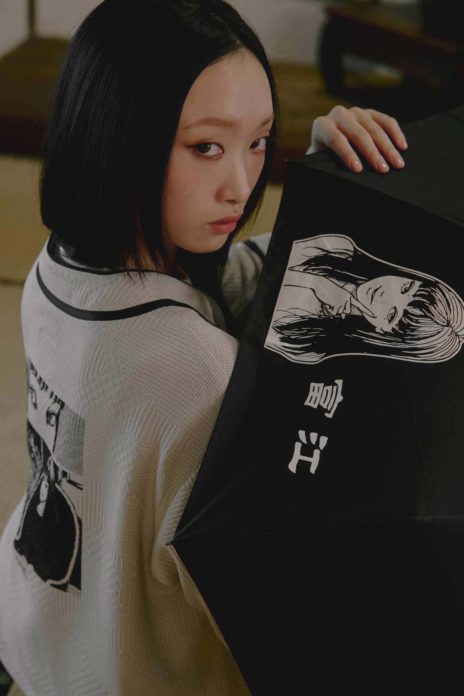 伊藤潤二驚選集 富江晴雨兩用傘(可自動開收)