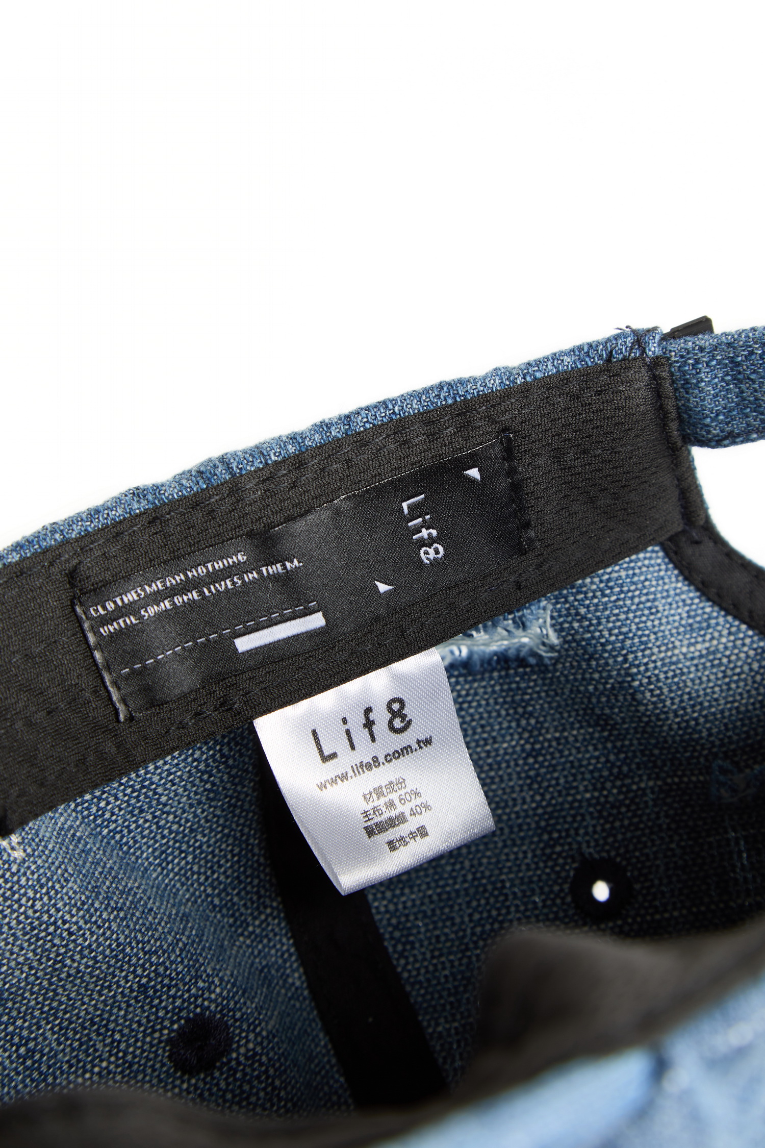 率性街頭 刺繡刷破棒球帽