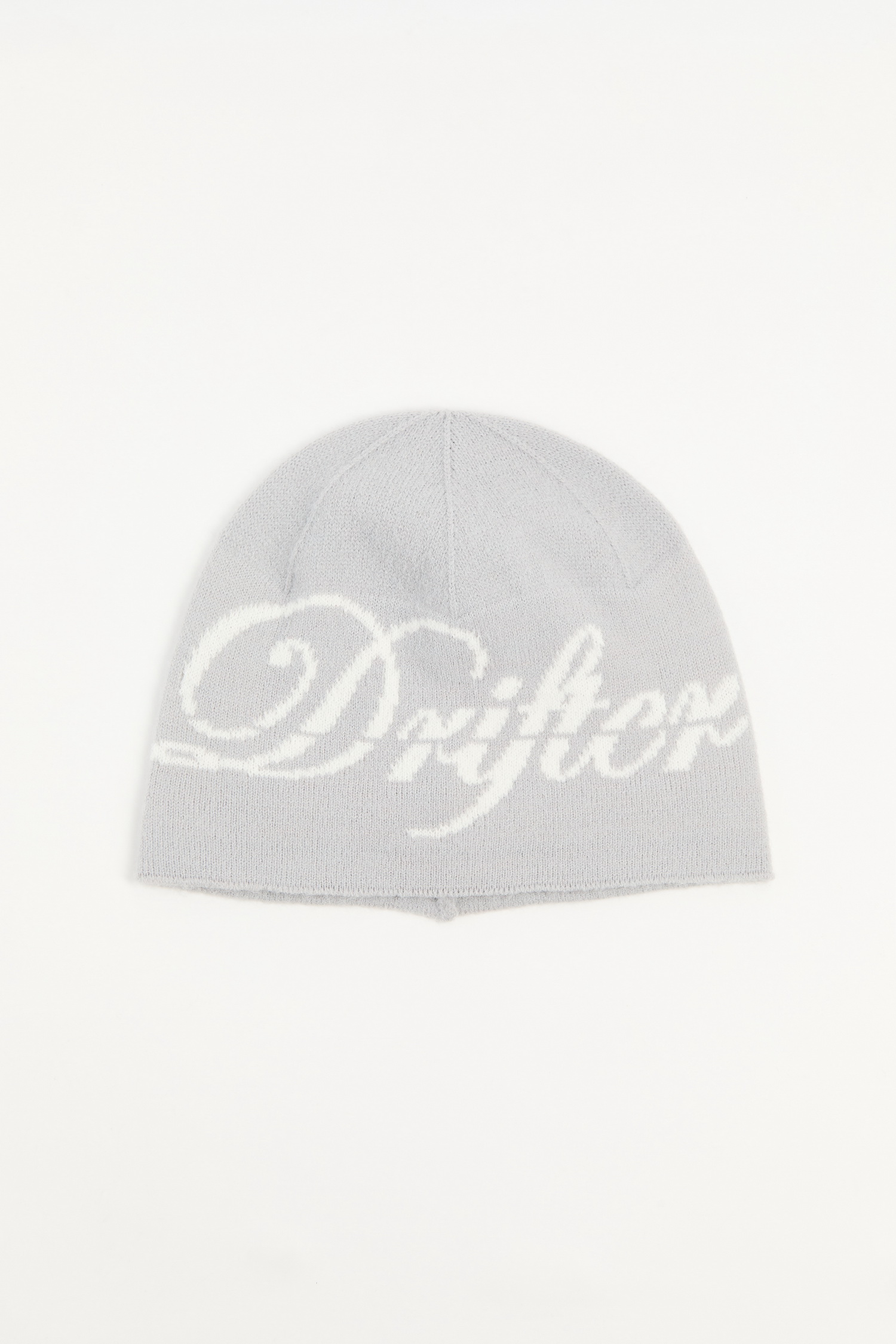 細針織文字毛帽