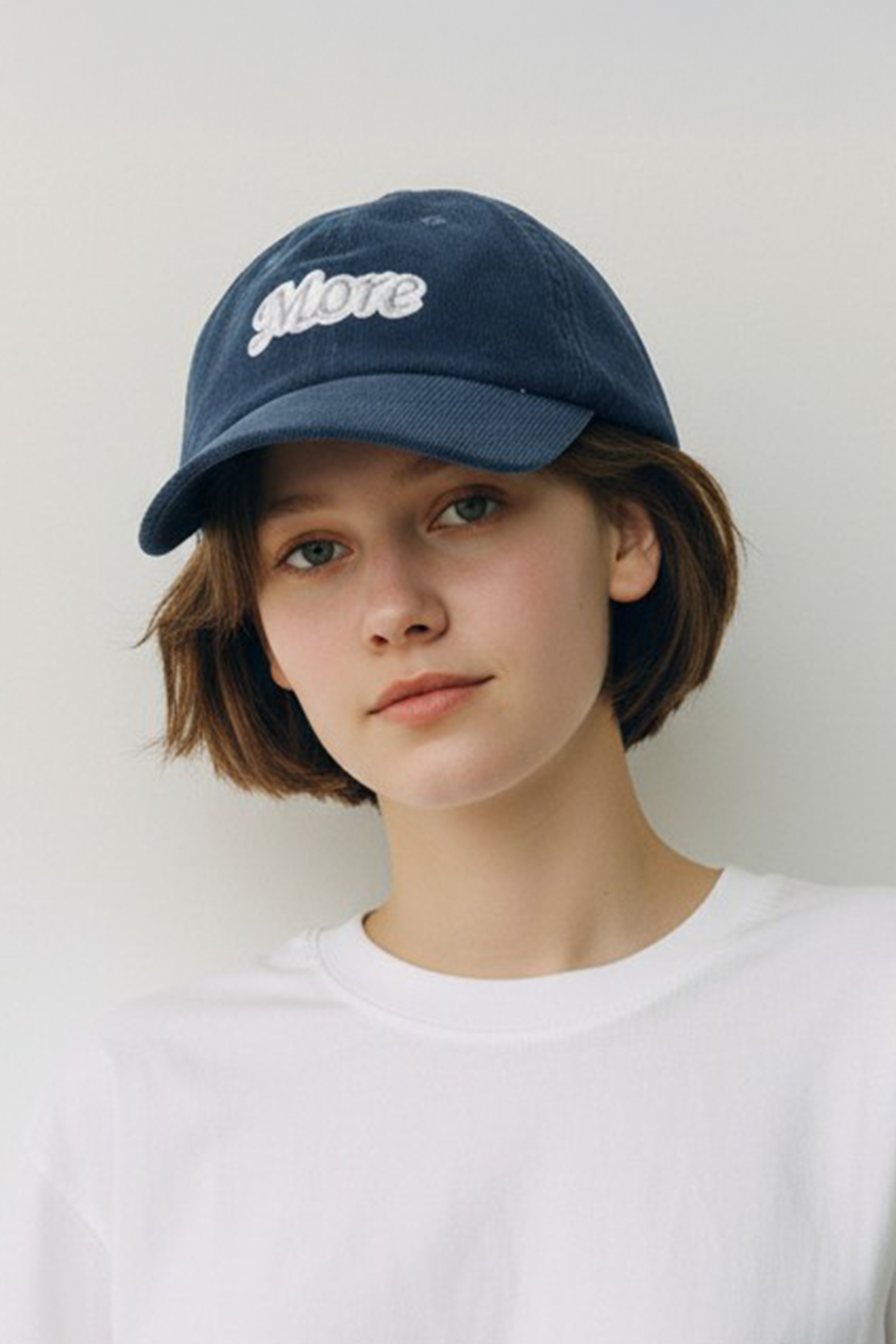 雲朵刺繡 燈芯絨棒球帽