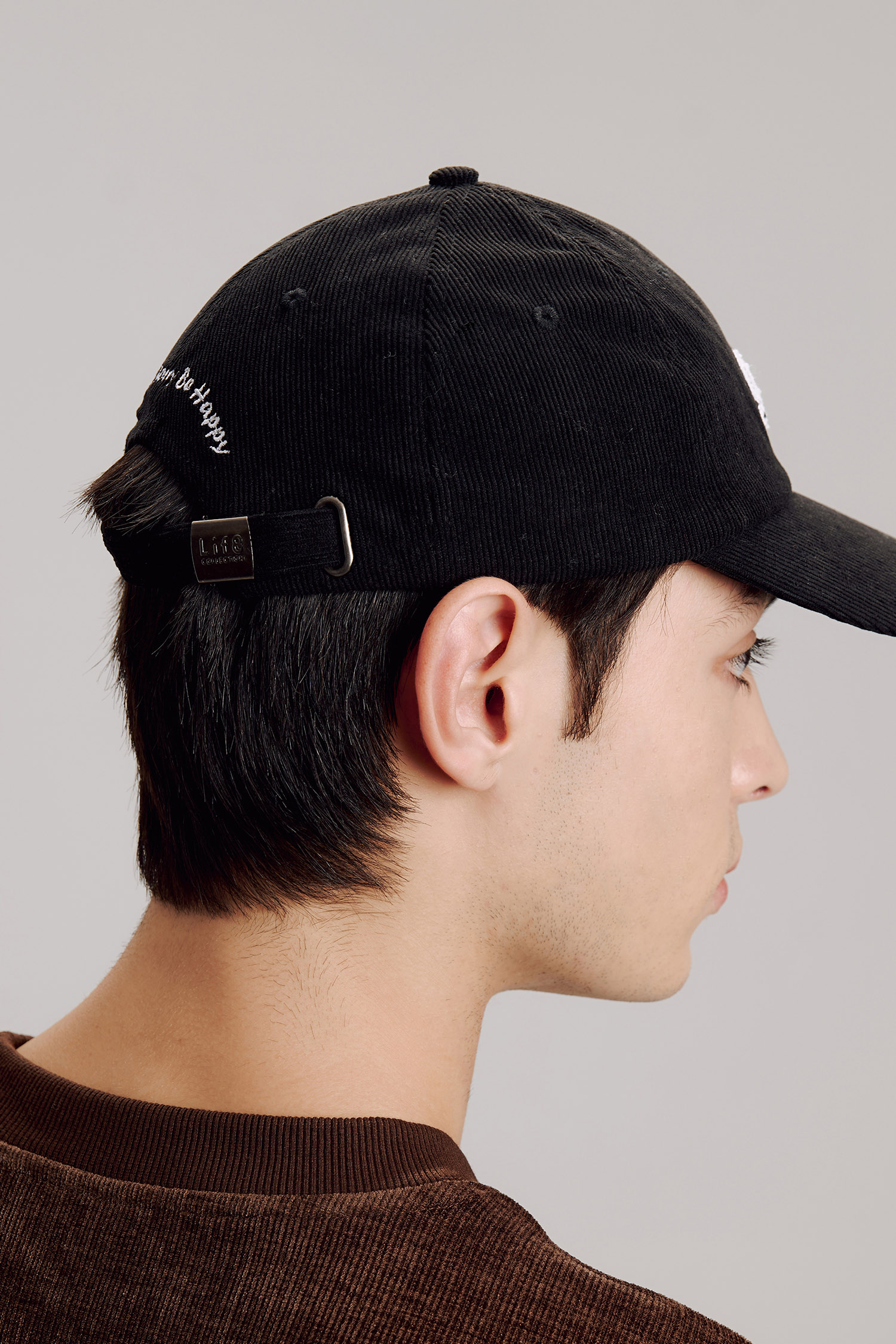 雲朵刺繡 燈芯絨棒球帽