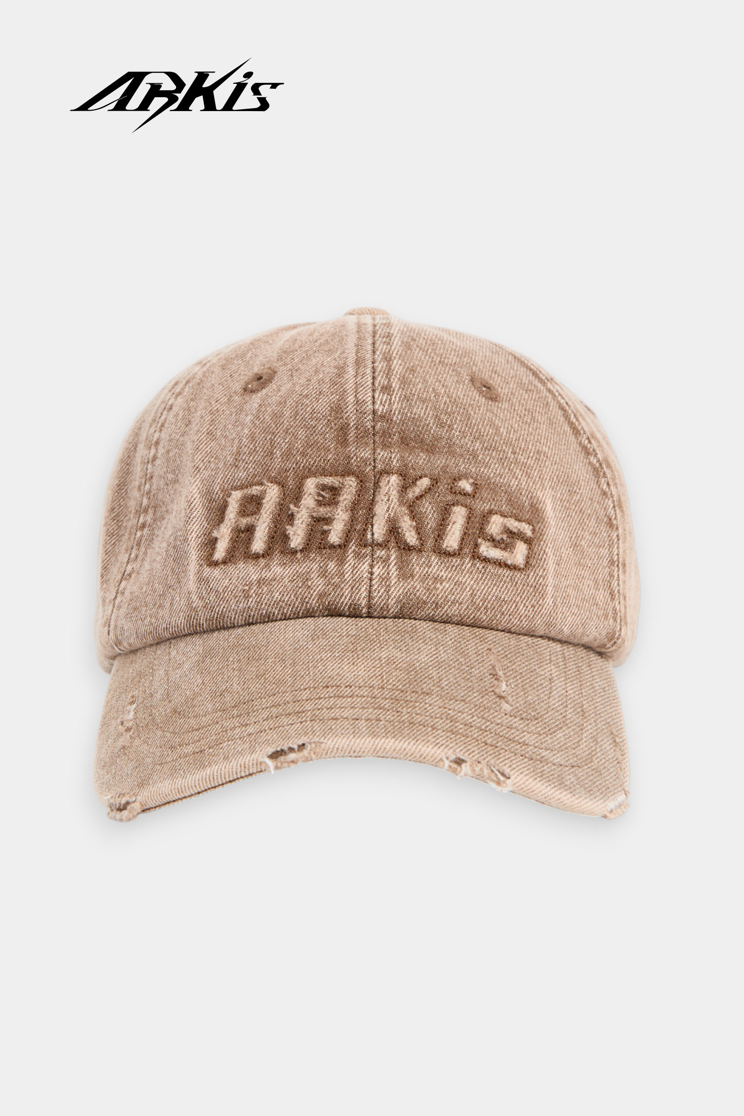 ARKis 電繡仿舊水洗棒球帽