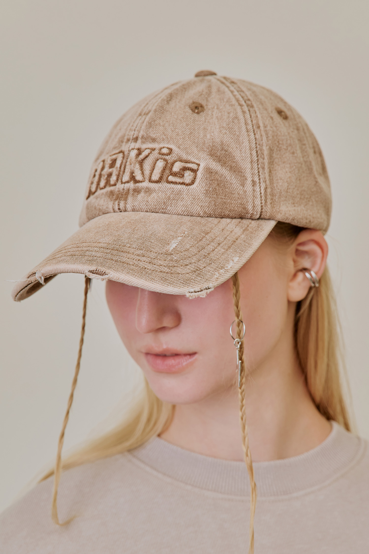 ARKis 電繡仿舊水洗棒球帽