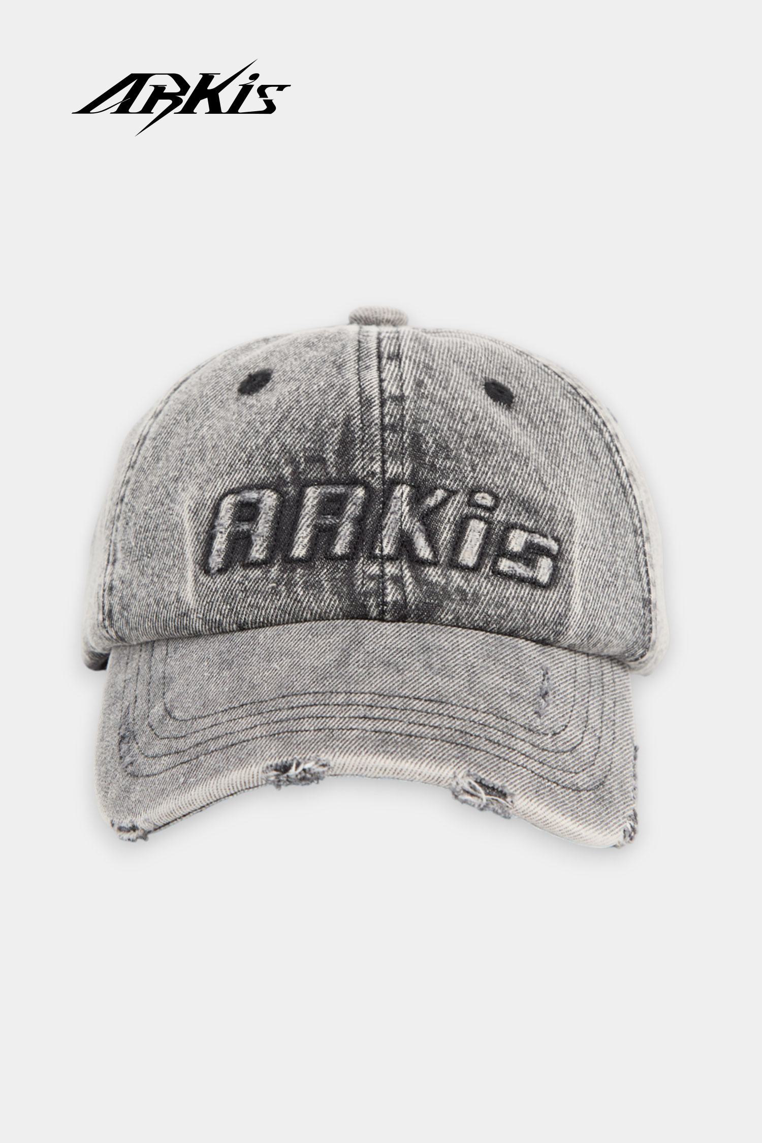 ARKis 電繡仿舊水洗棒球帽