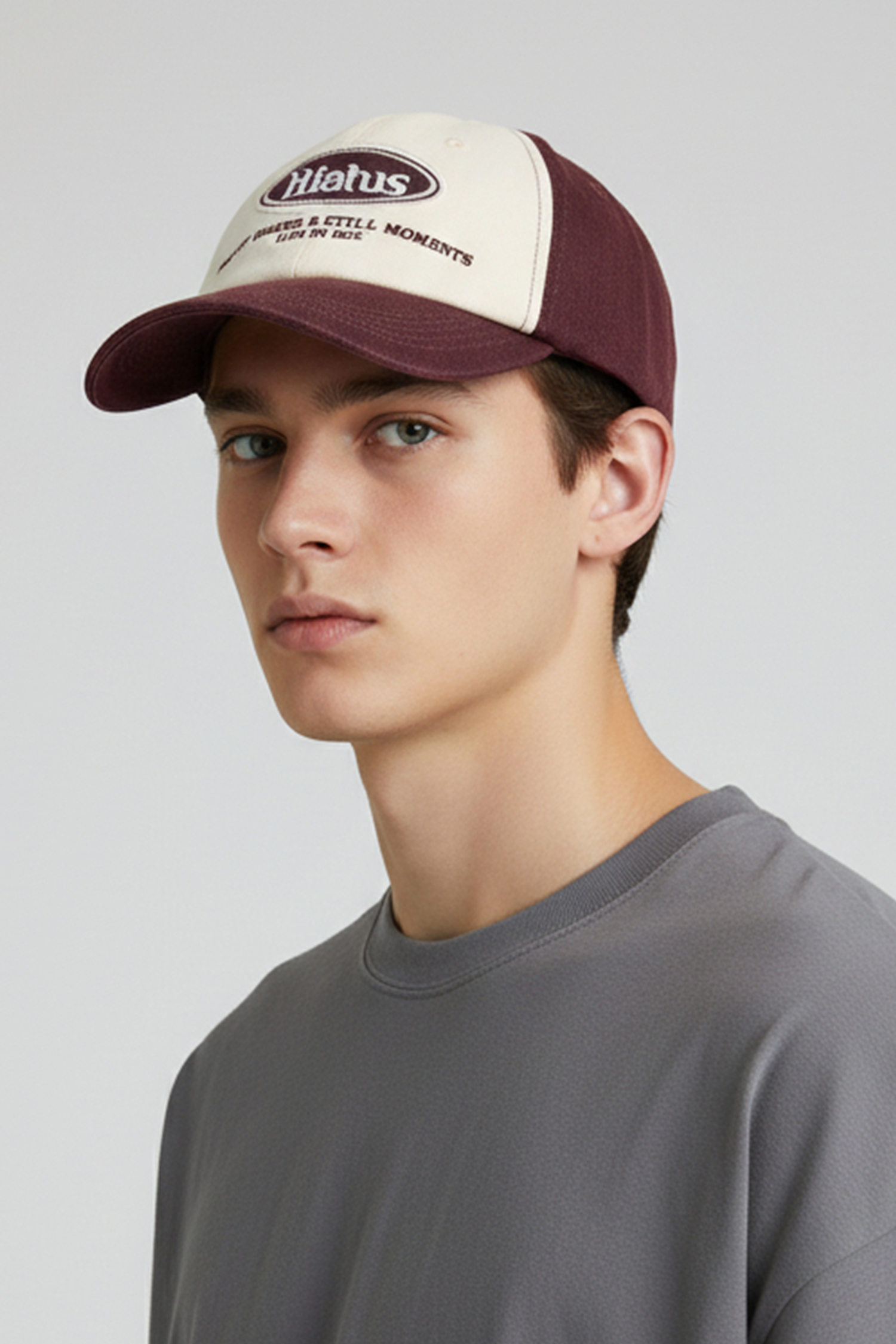 留白時光 細斜紋 休閒棒球帽