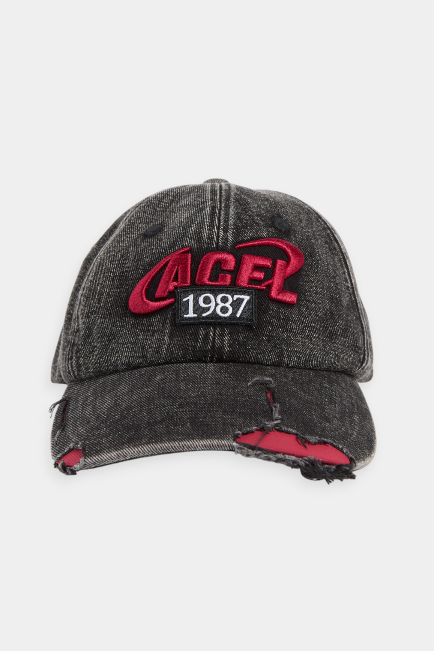 文字電繡 破損棒球帽