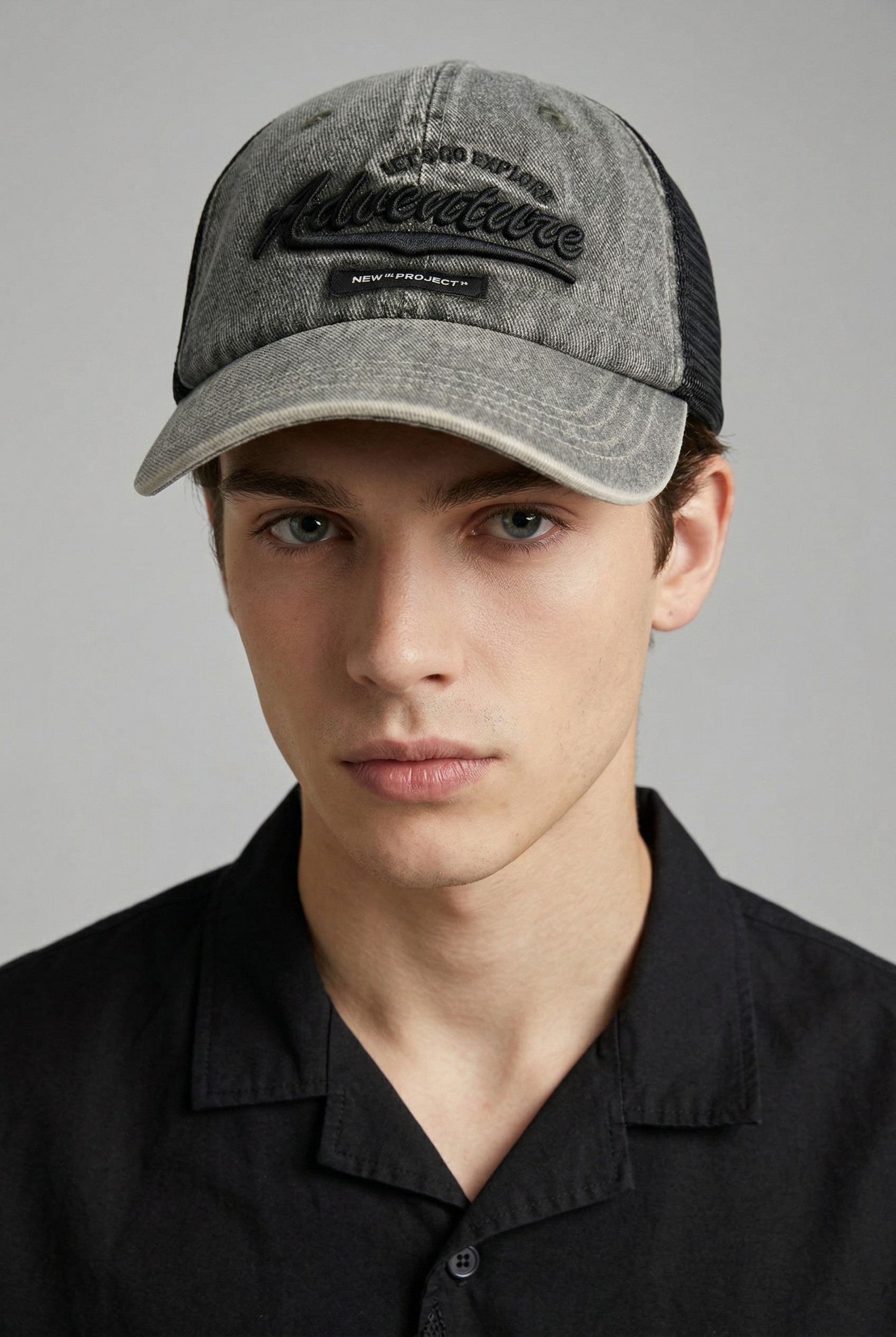 刺繡牛仔水洗 卡車司機網帽