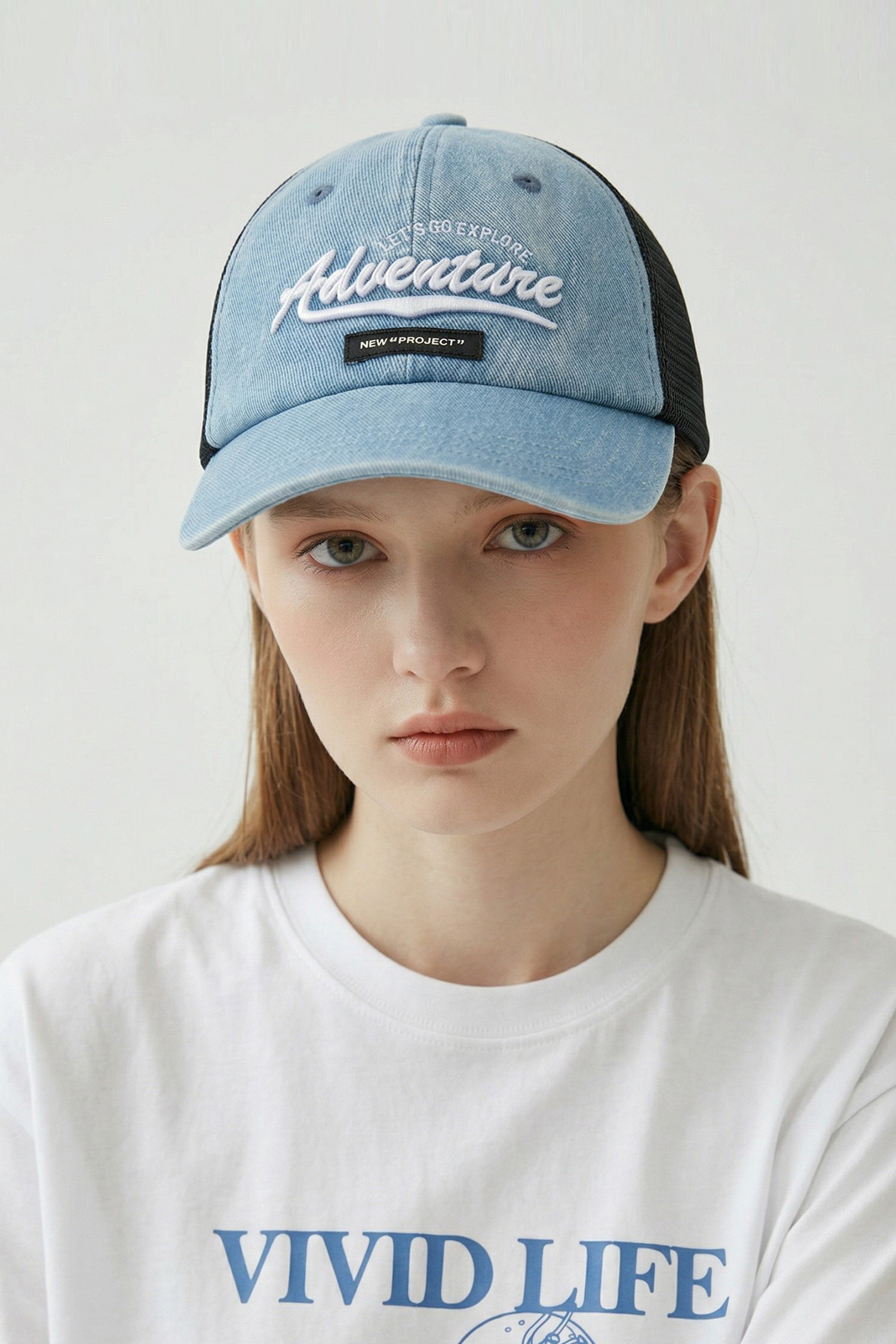 刺繡牛仔水洗 卡車司機網帽