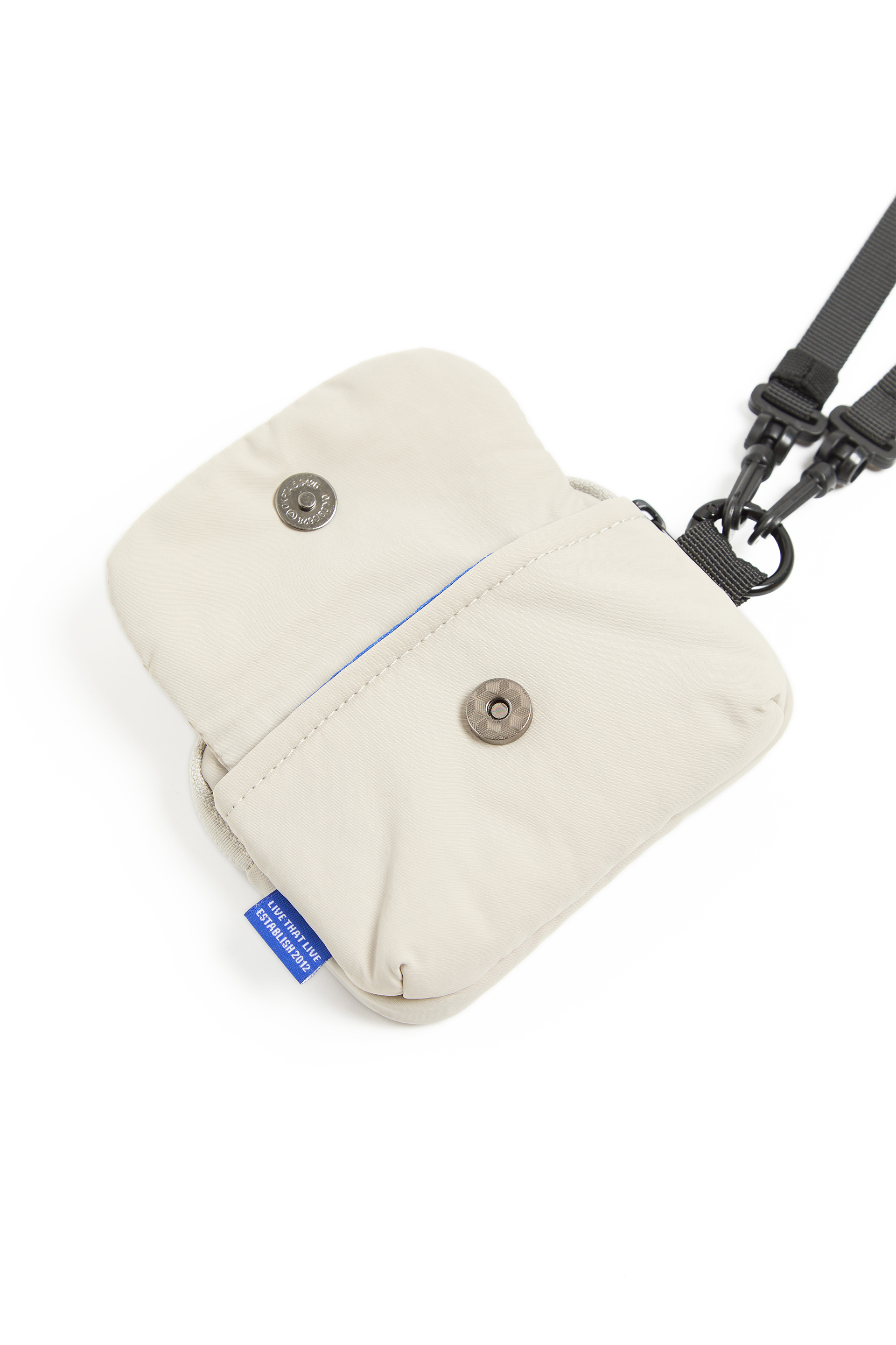 蓬鬆雲朵 鋪棉零錢包(附背帶)