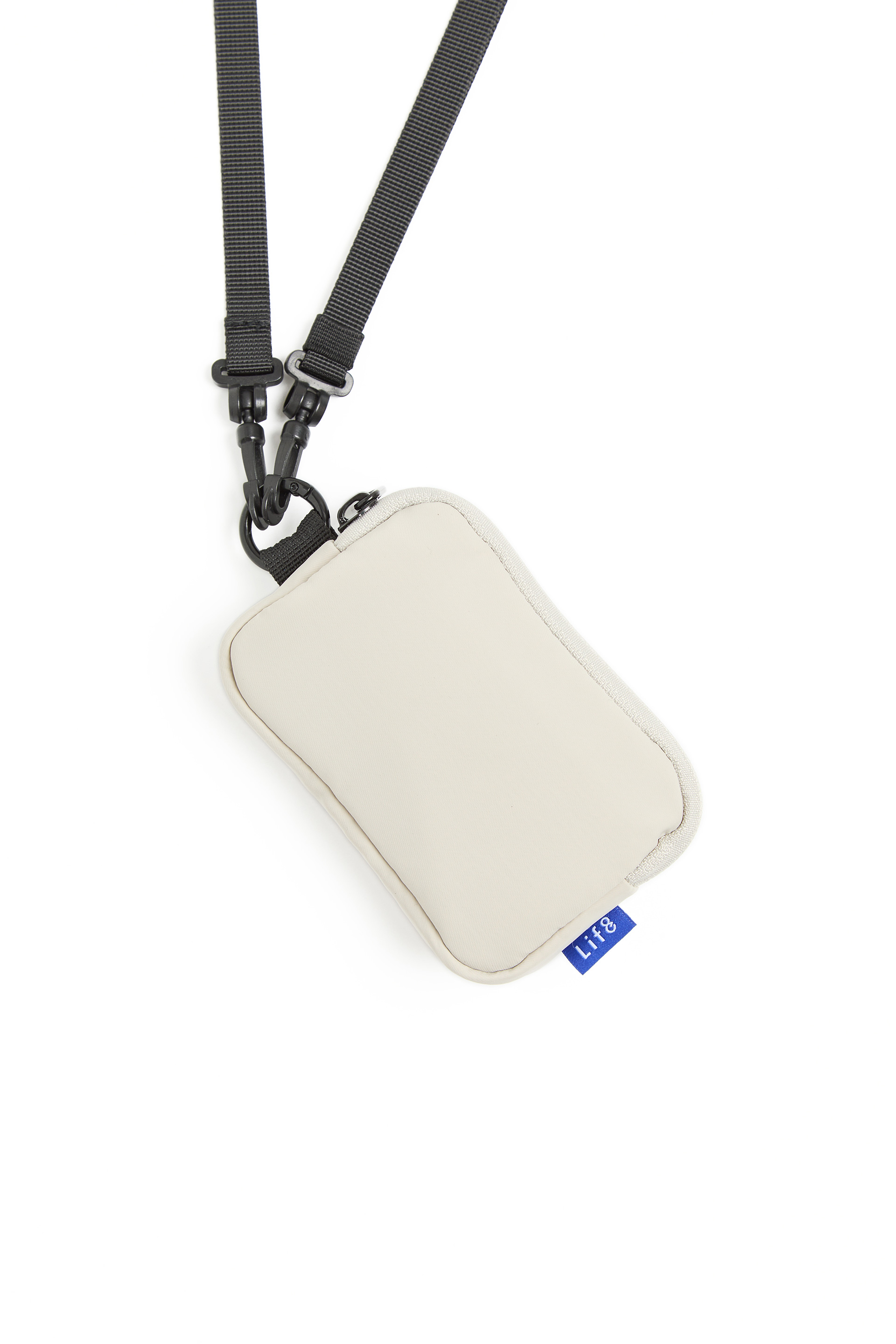 蓬鬆雲朵 鋪棉零錢包(附背帶)